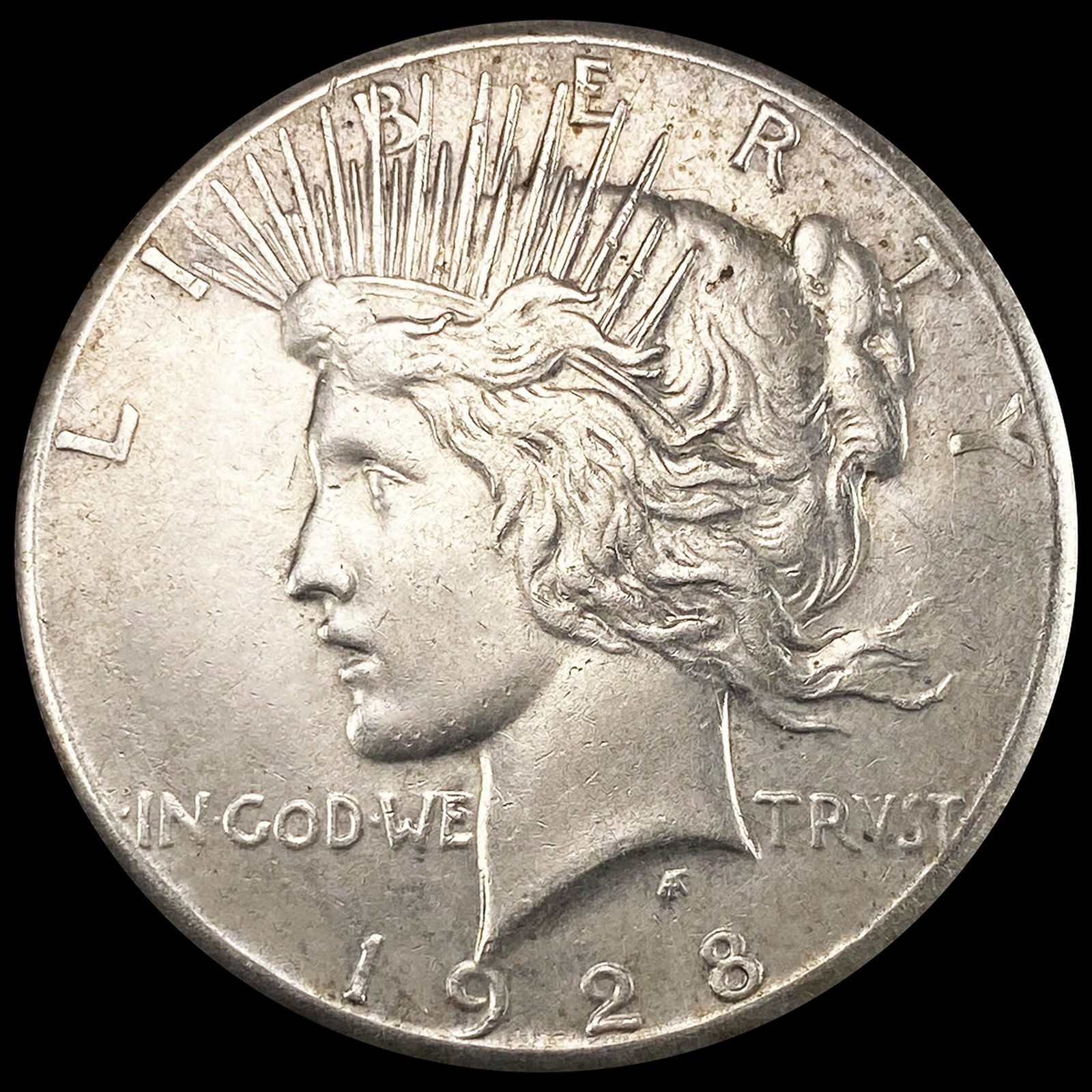 1928 Silver Peace Dollar CLOSELY UNCIRCULATED (1 of 2)