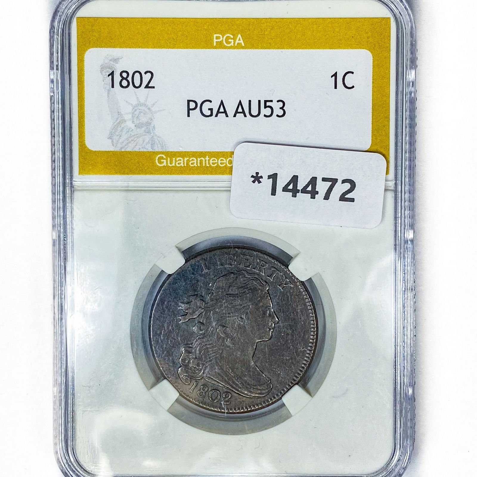 1802 Large Cent PGA AU53 (1 of 2)