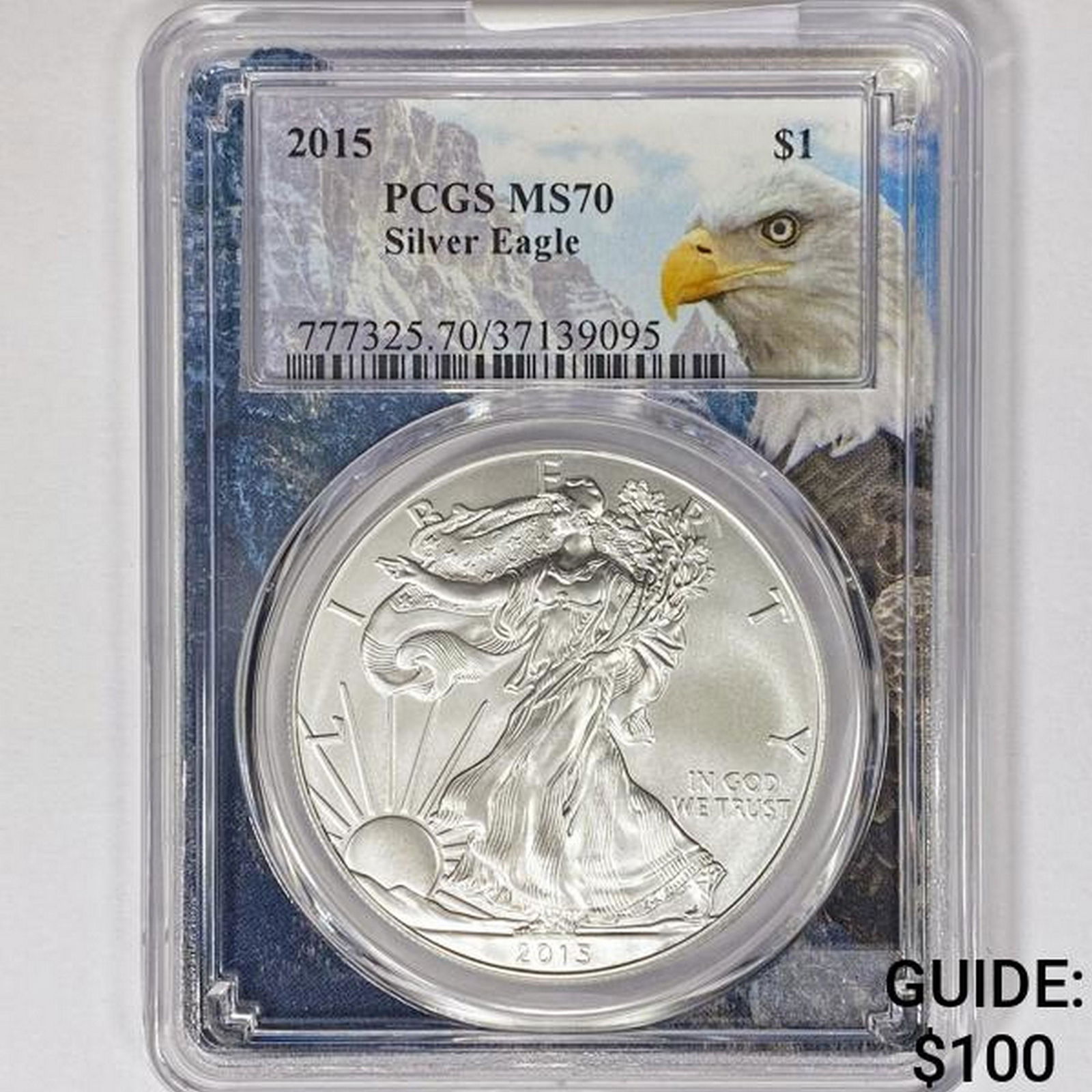 2015 American Silver Eagle PCGS MS70 (1 of 2)