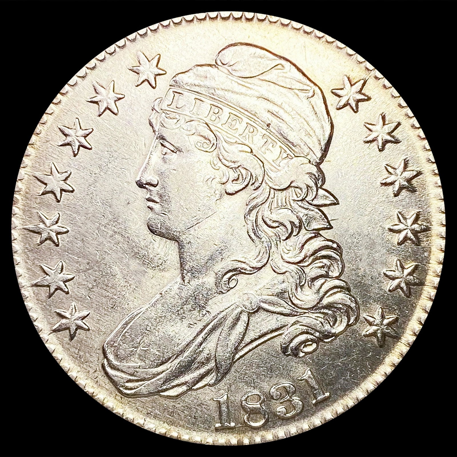1831 Capped Bust Half Dollar CLOSELY UNCIRCULATED (1 of 2)
