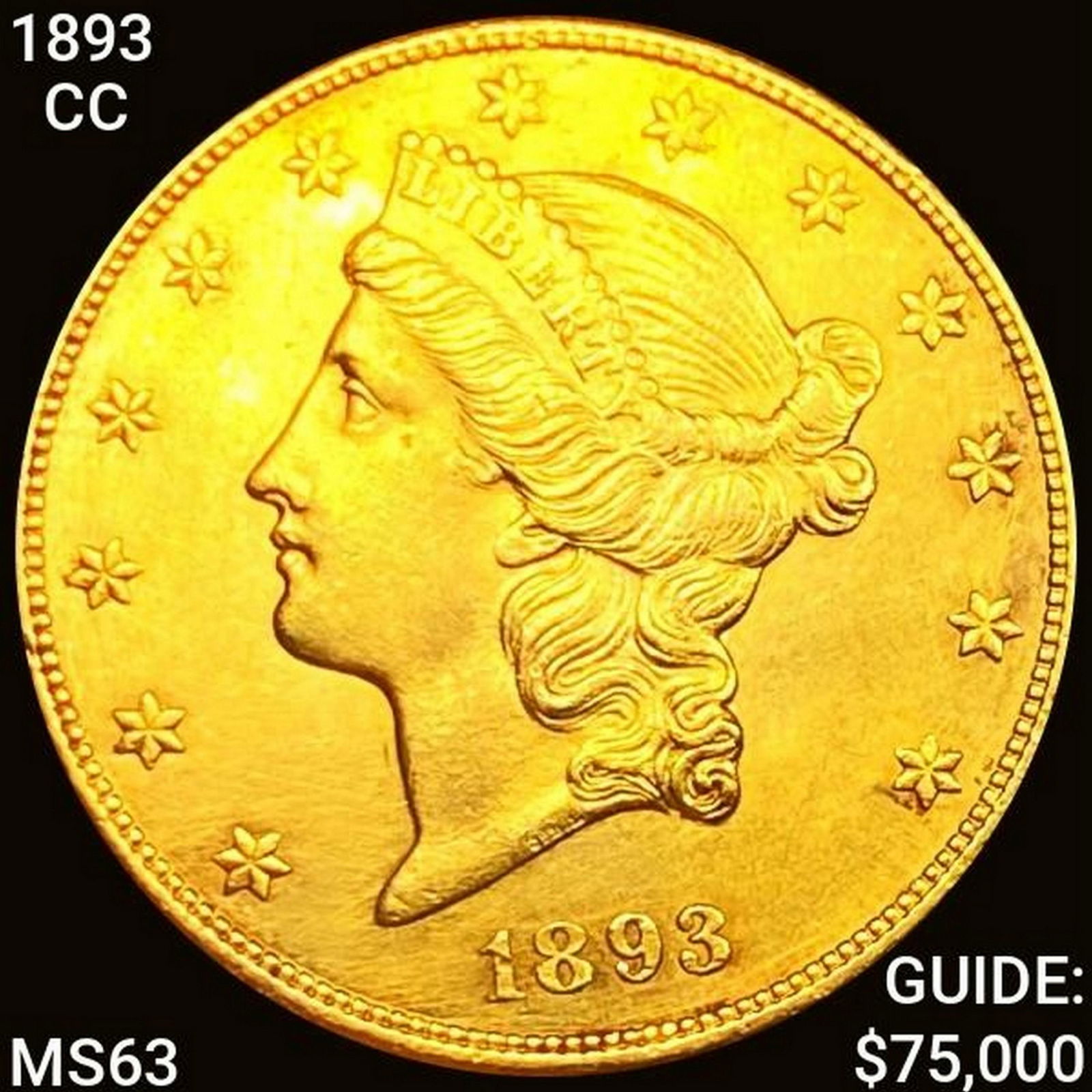 1893-CC $20 Gold Double Eagle CHOICE BU (1 of 2)