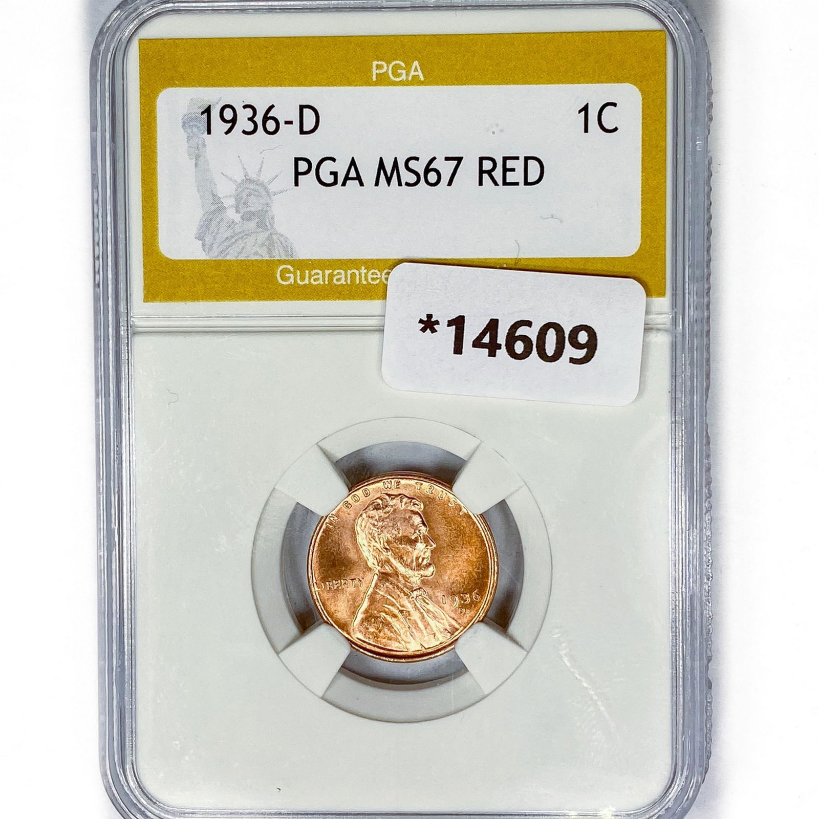 1936-D Wheat Cent PGA MS67 RED (1 of 2)