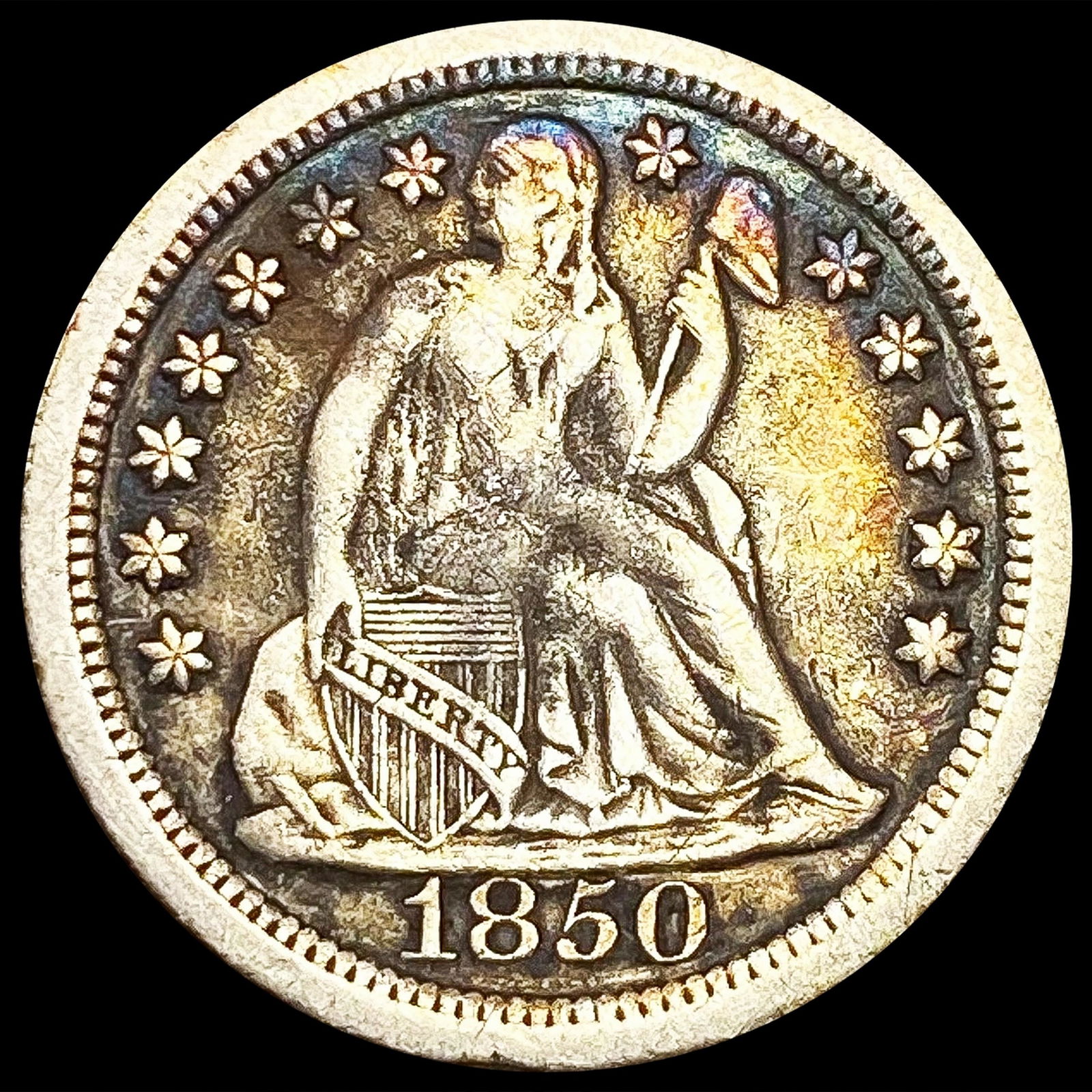 1850-O Seated Liberty Dime LIGHTLY CIRCULATED (1 of 2)