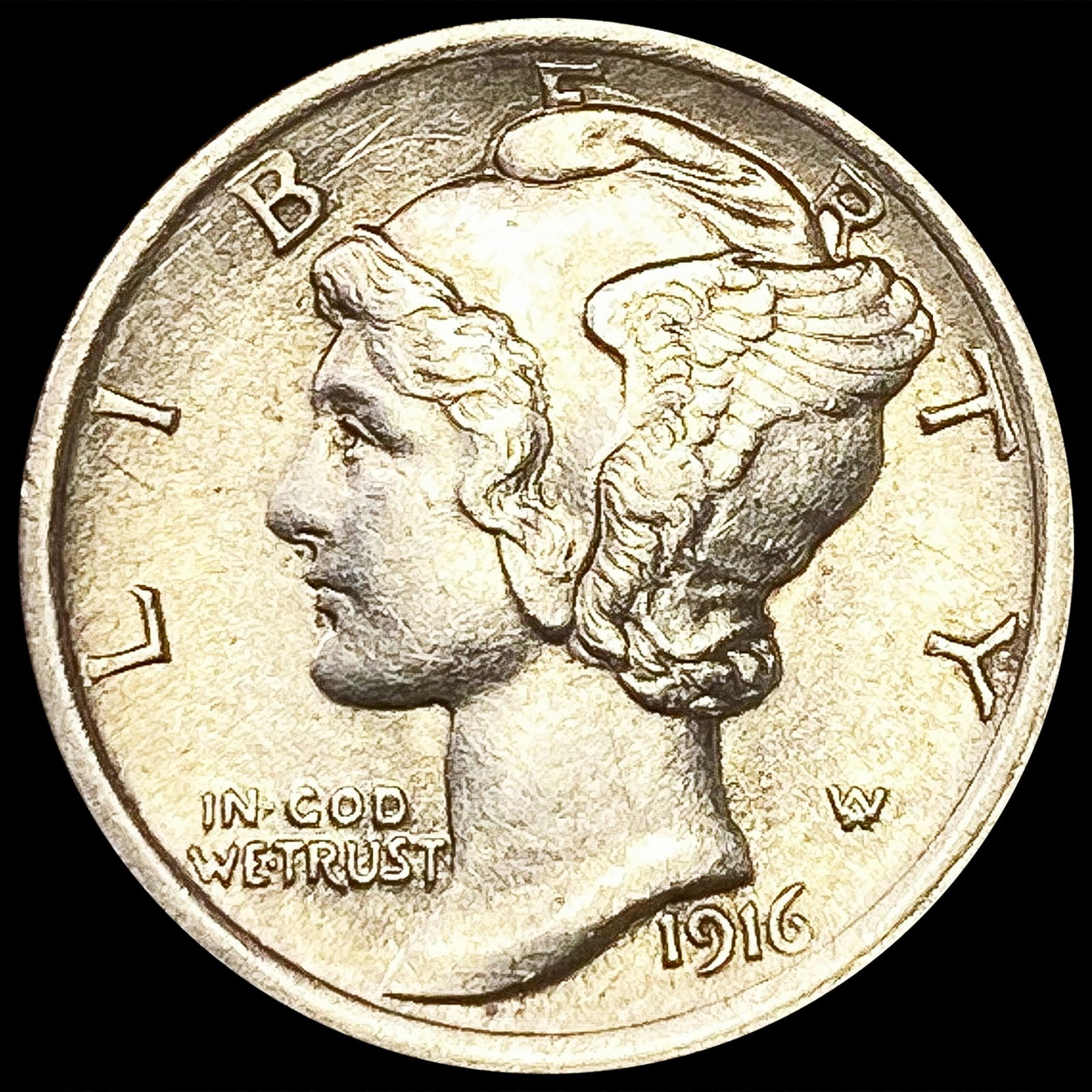 1916 Mercury Dime CLOSELY UNCIRCULATED (1 of 2)
