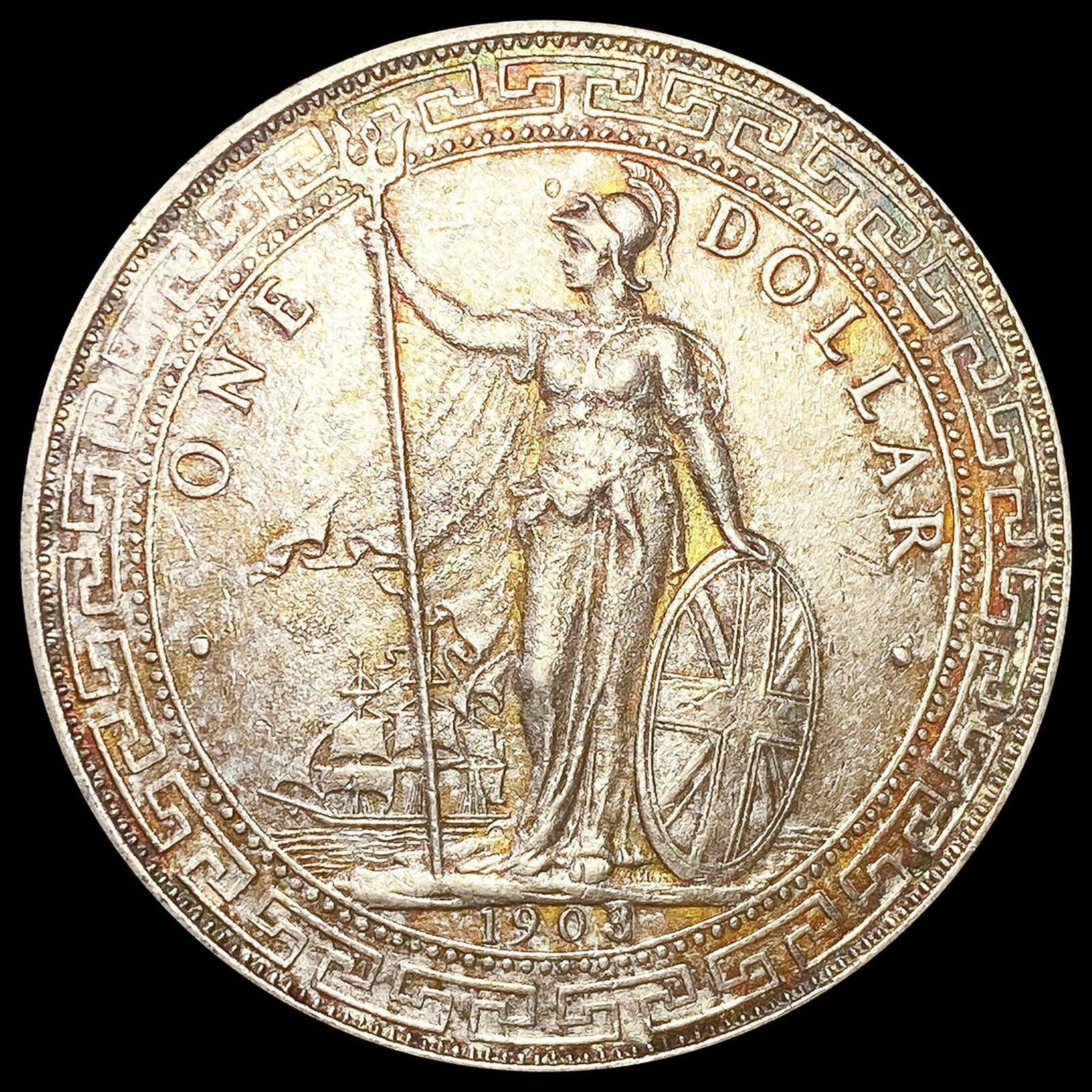 1903 G.B. Silver Trade Dollar NEARLY UNCIRCULATED (1 of 2)