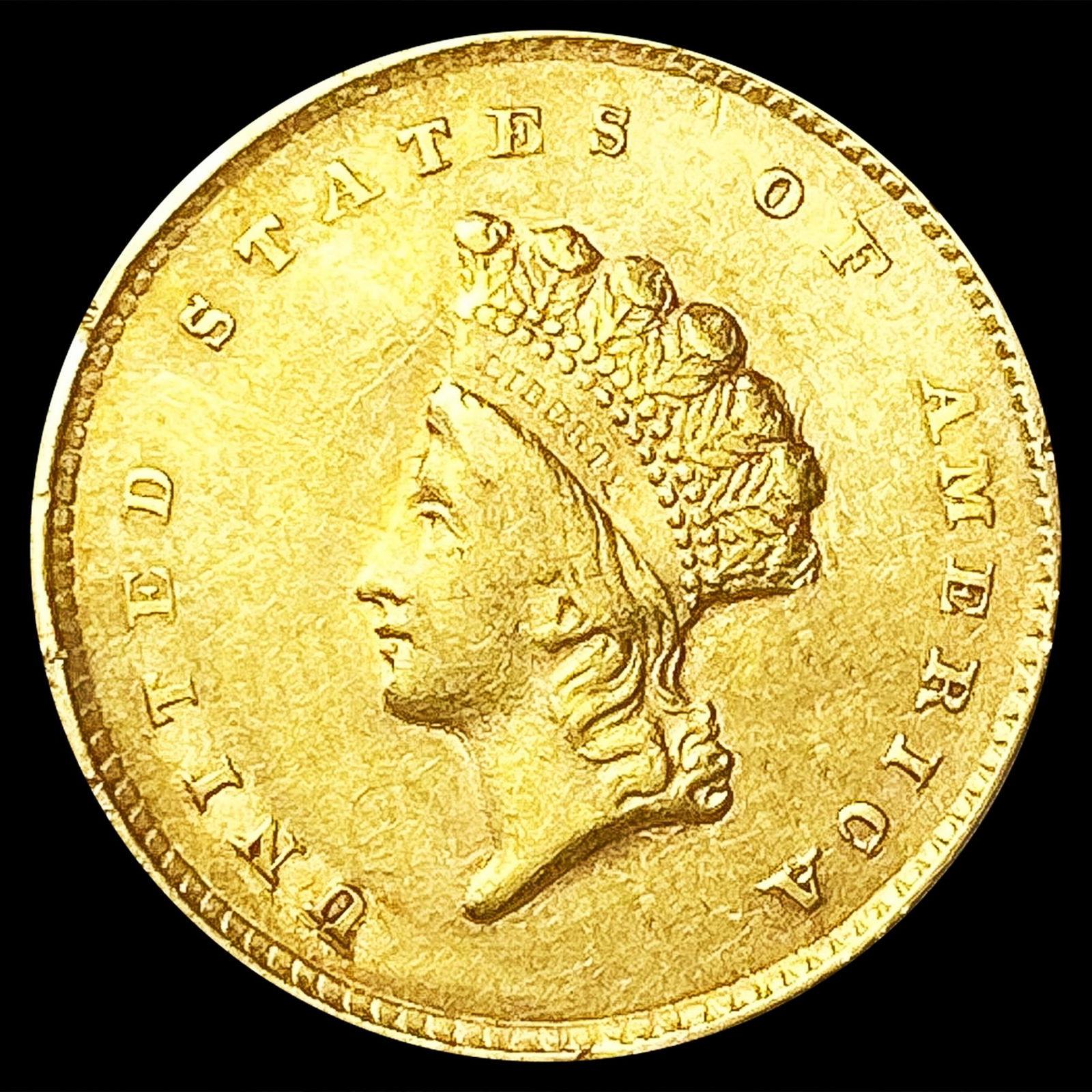 1855 Rare Gold Dollar CLOSELY UNCIRCULATED (1 of 2)