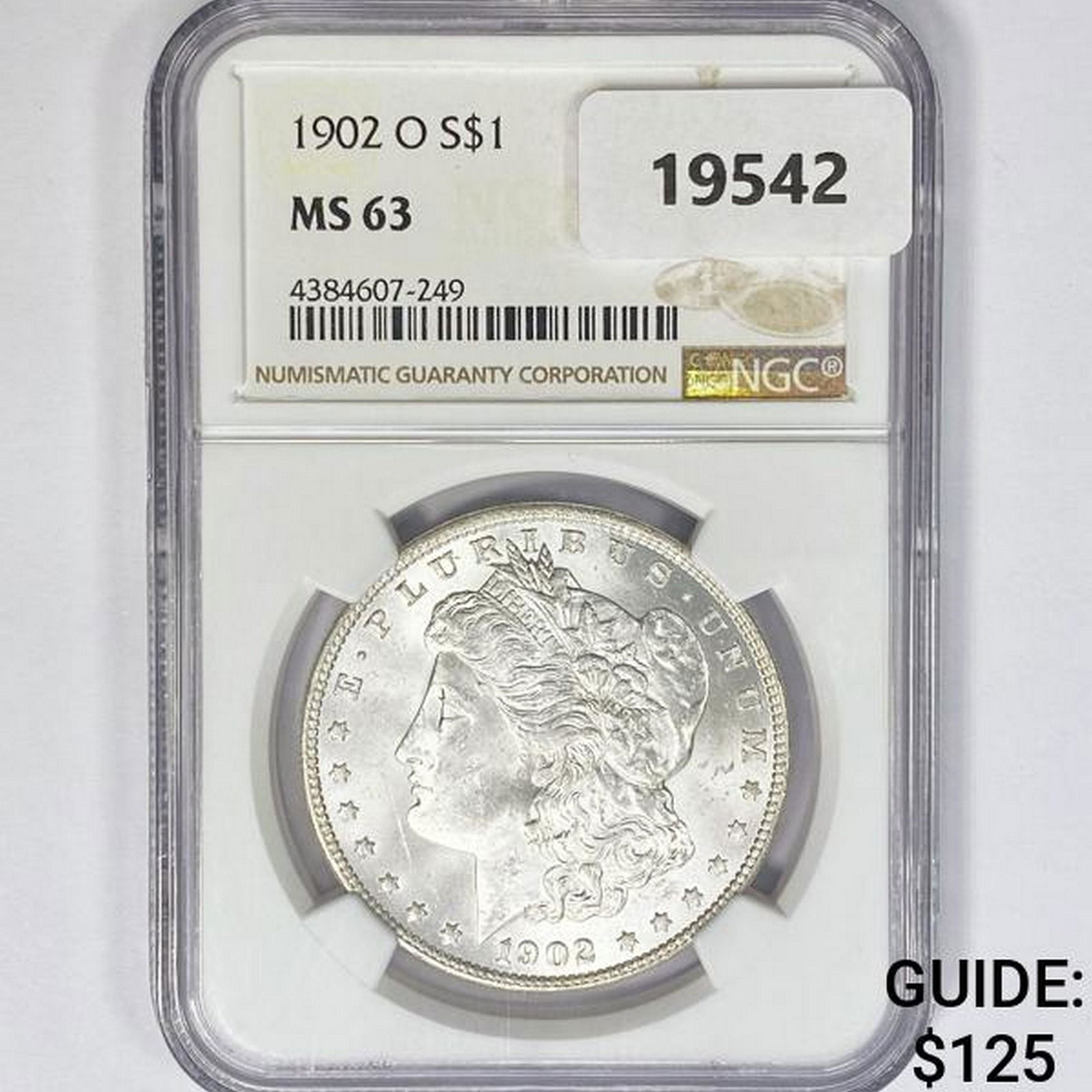 1902-O Morgan Silver Dollar NGC MS63 (1 of 2)