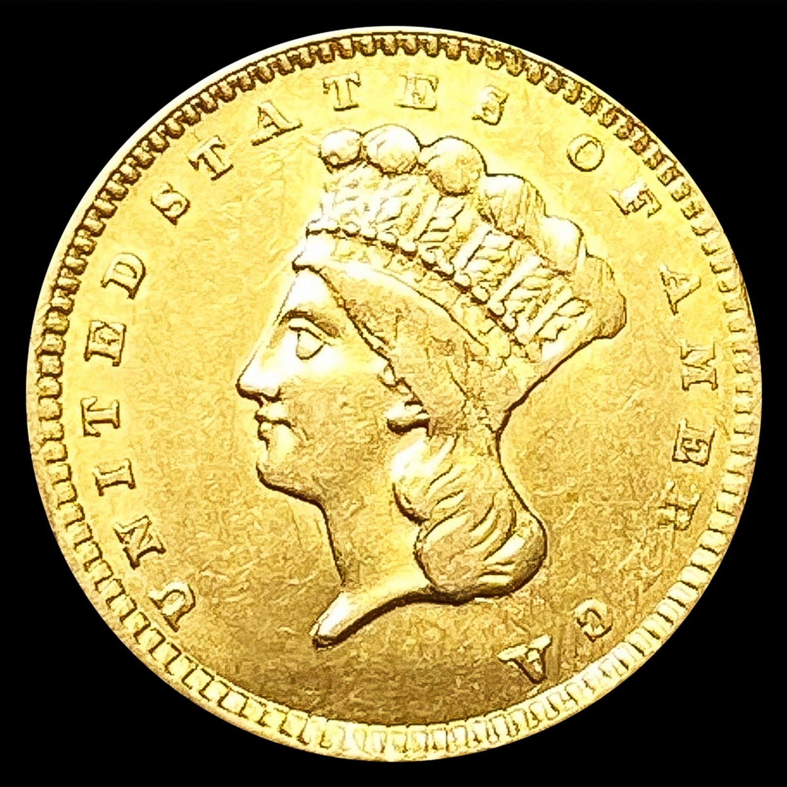 1856 Rare Gold Dollar UNCIRCULATED (1 of 2)