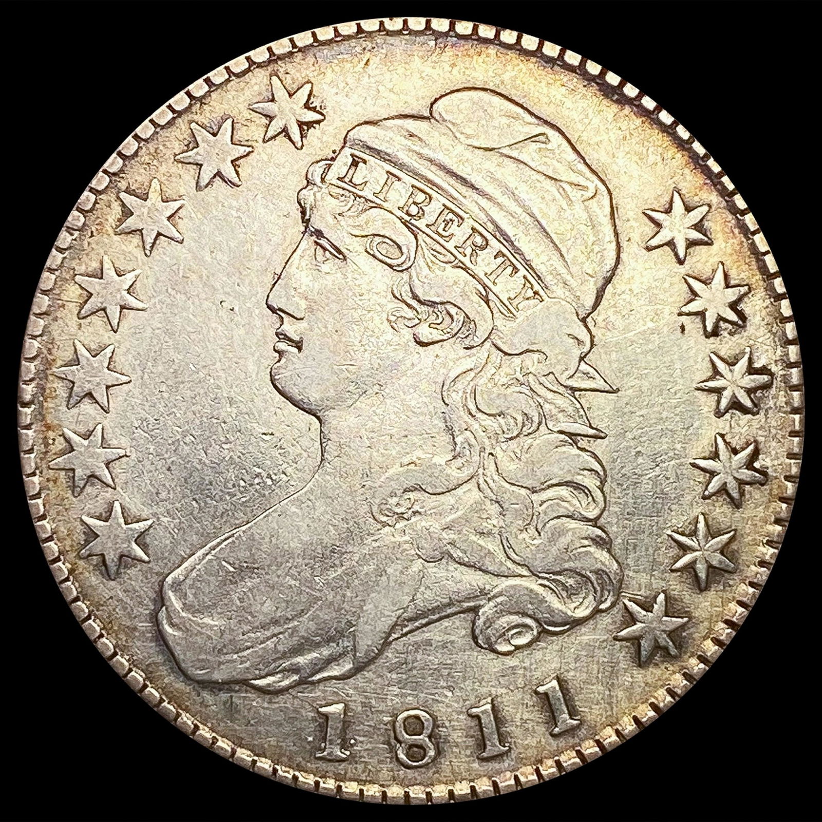 1811 Capped Bust Half Dollar LIGHTLY CIRCULATED (1 of 2)