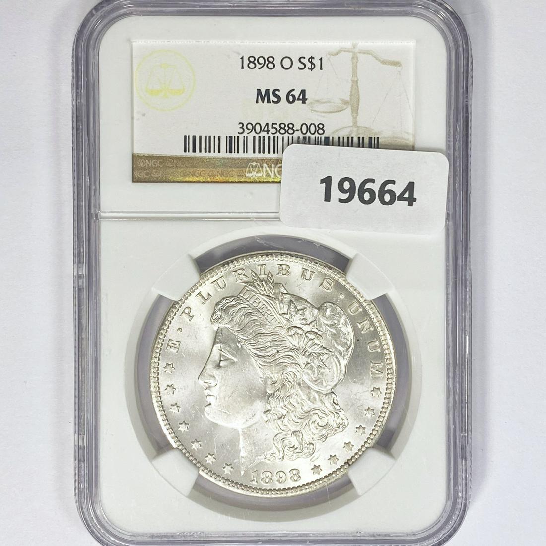 1898-O Morgan Silver Dollar NGC MS64 (1 of 2)