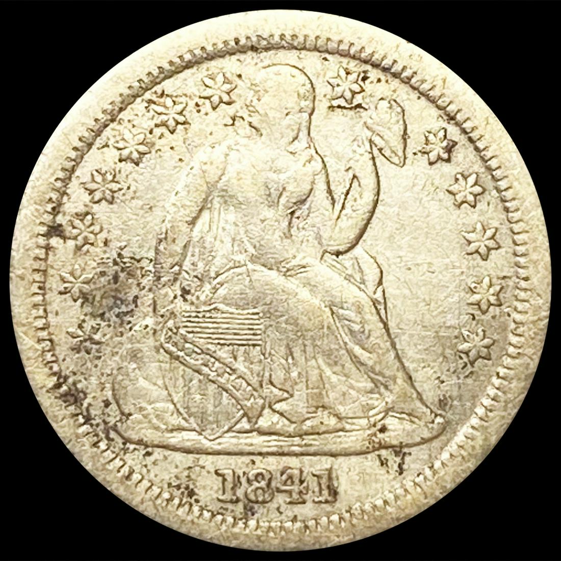 1841-O Seated Liberty Dime NEARLY UNCIRCULATED (1 of 2)