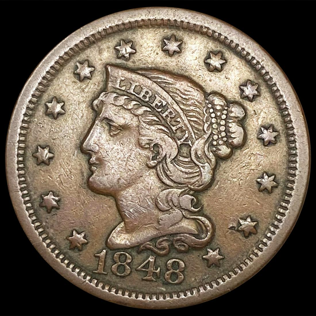 1848 Large Cent NICE CIRCULATED (1 of 2)