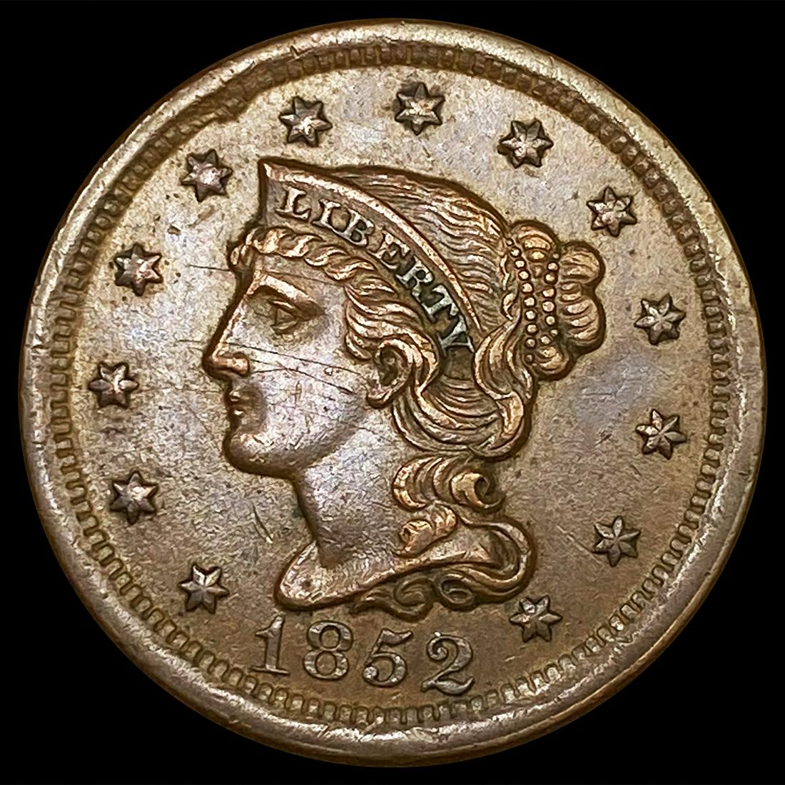 1852 Large Cent CLOSE UNCIRCULATED (1 of 2)