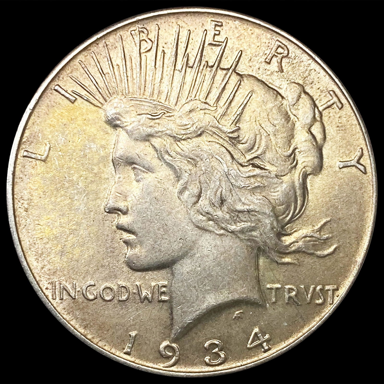 1934 Silver Peace Dollar CLOSE UNCIRCULATED (1 of 2)