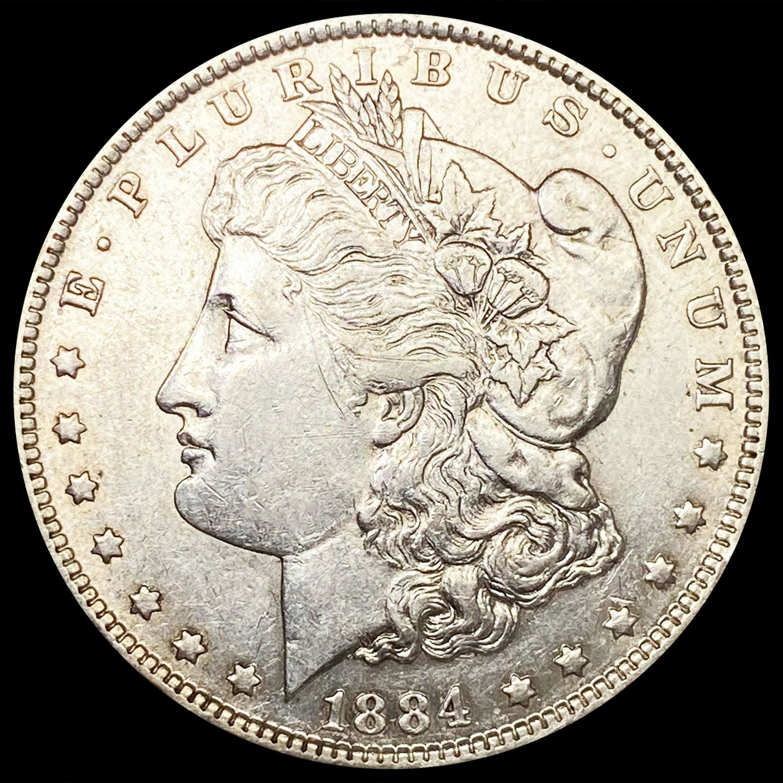 1884-O Morgan Silver Dollar CLOSE UNCIRCULATED (1 of 2)