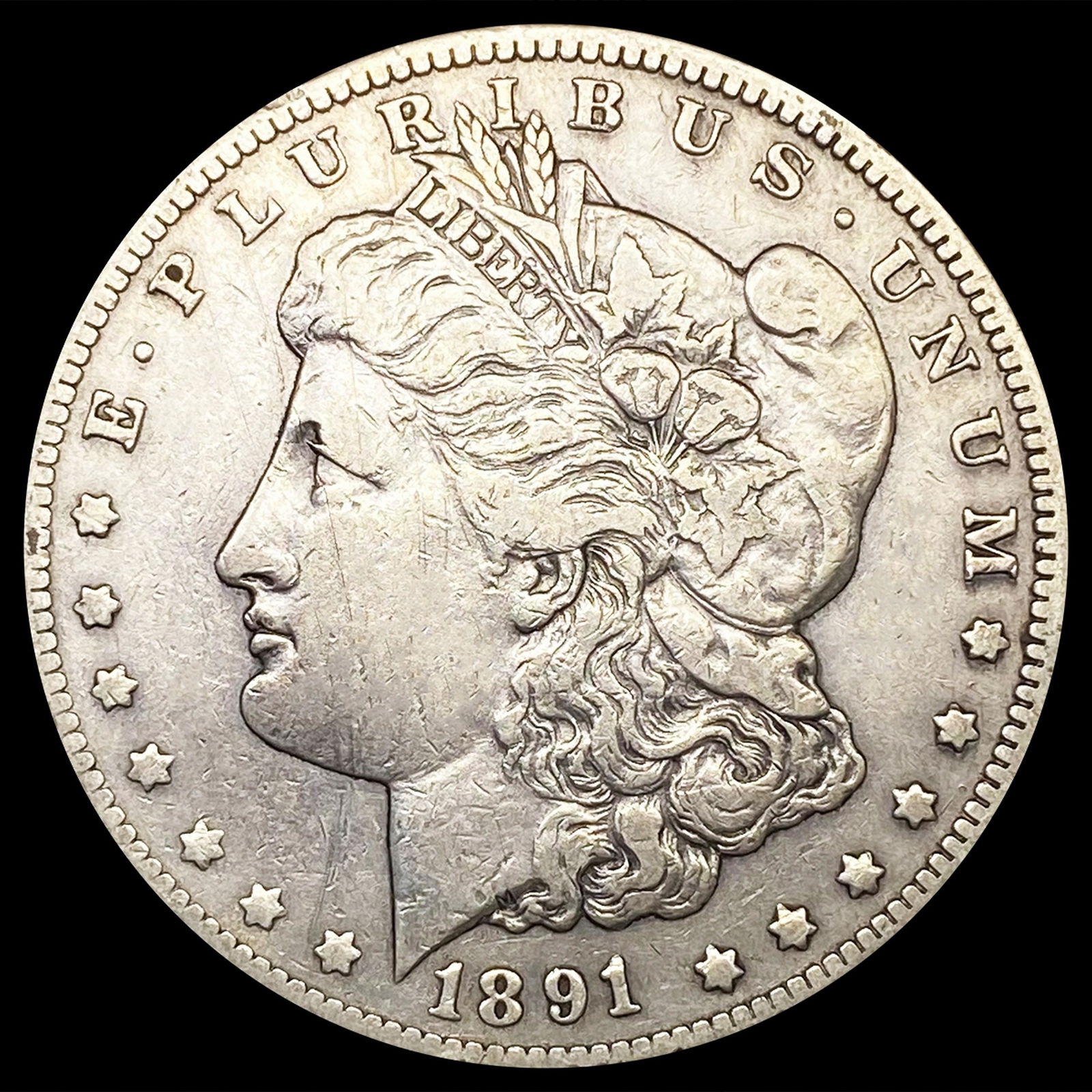 1891-CC Morgan Silver Dollar LIGHTLY CIRCULATED (1 of 2)