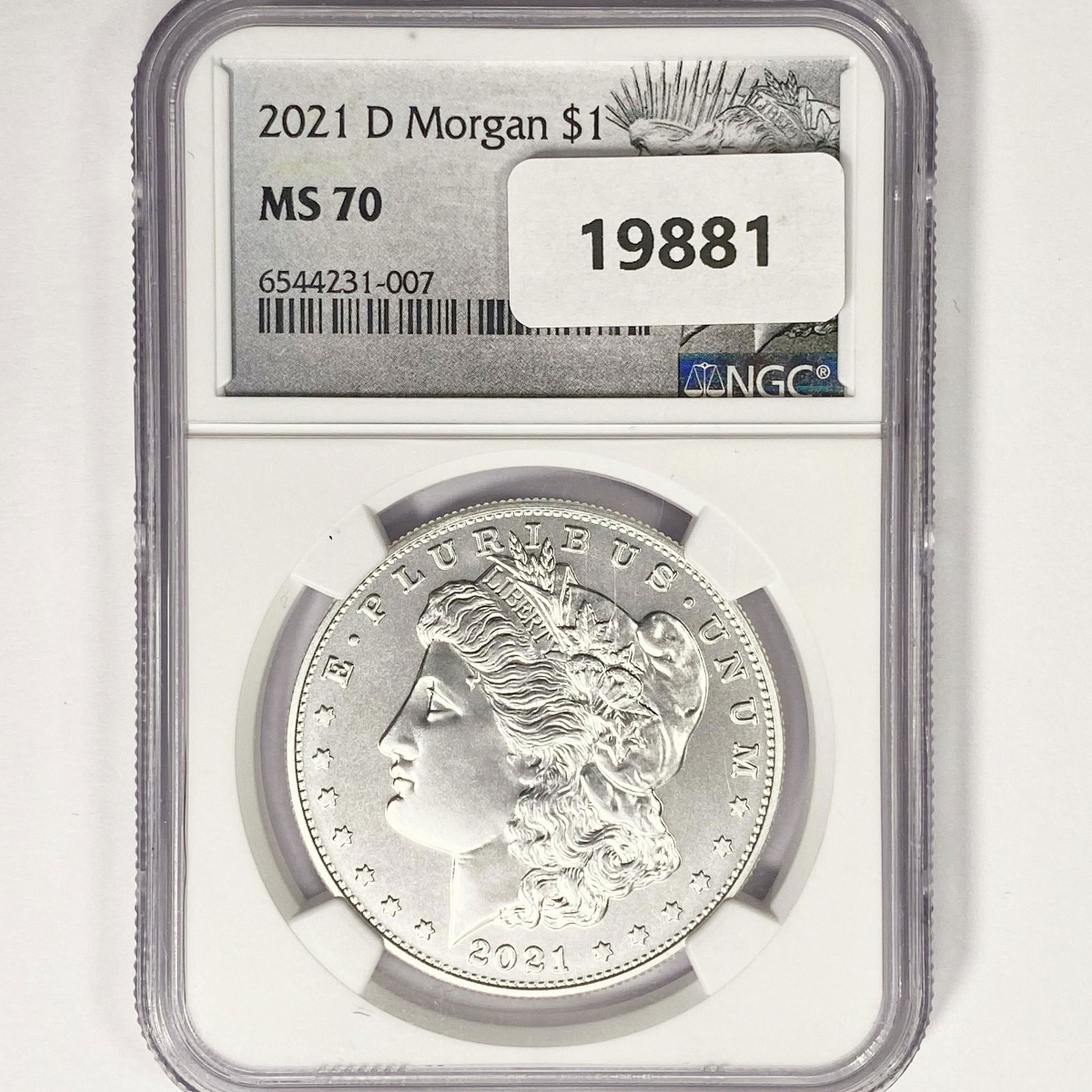 2021-D Morgan Silver Dollar NGC MS70 (1 of 2)