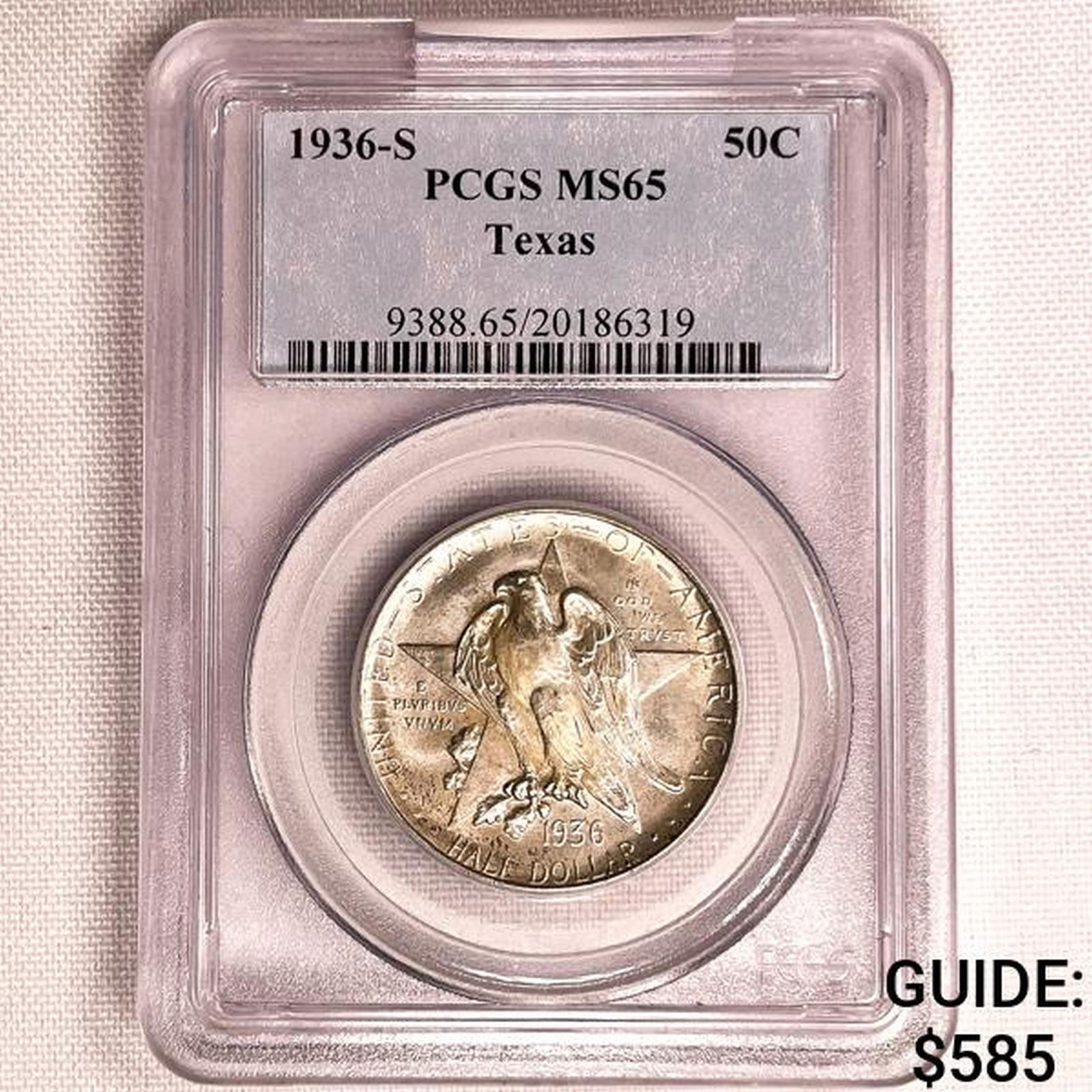 1936-S Texas Half Dollar PCGS MS65 (1 of 2)