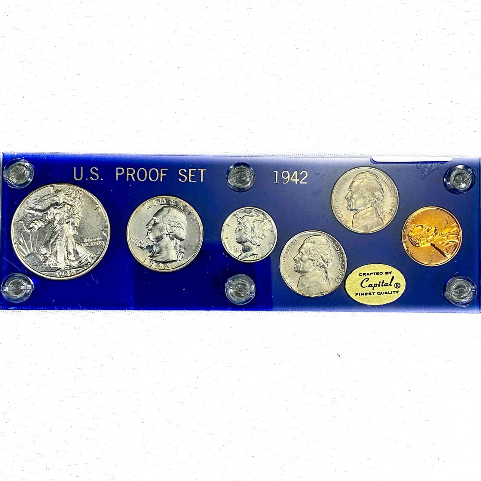 1942 US Proof Coin Set GEM (6 Coins) (1 of 2)