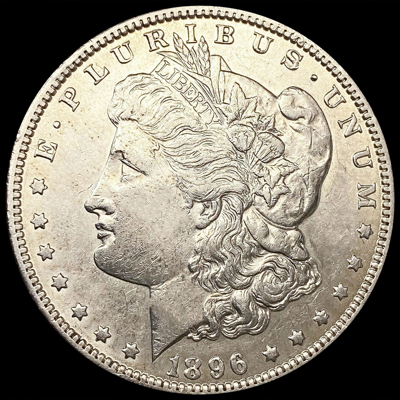 1896-O Morgan Silver Dollar CLOSE UNCIRCULATED (1 of 2)