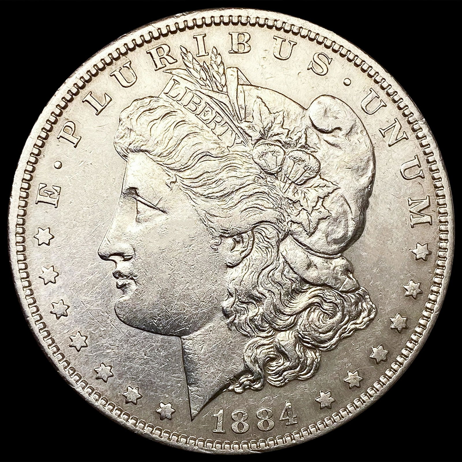1884-S Morgan Silver Dollar CLOSE UNCIRCULATED (1 of 2)