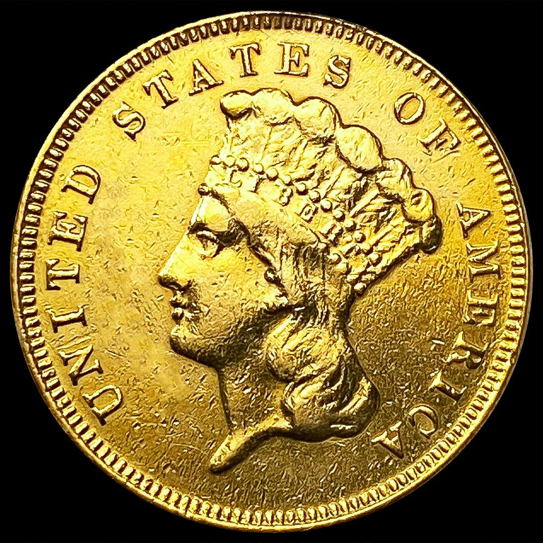 1878 $3 Gold Piece CLOSE UNCIRCULATED (1 of 2)