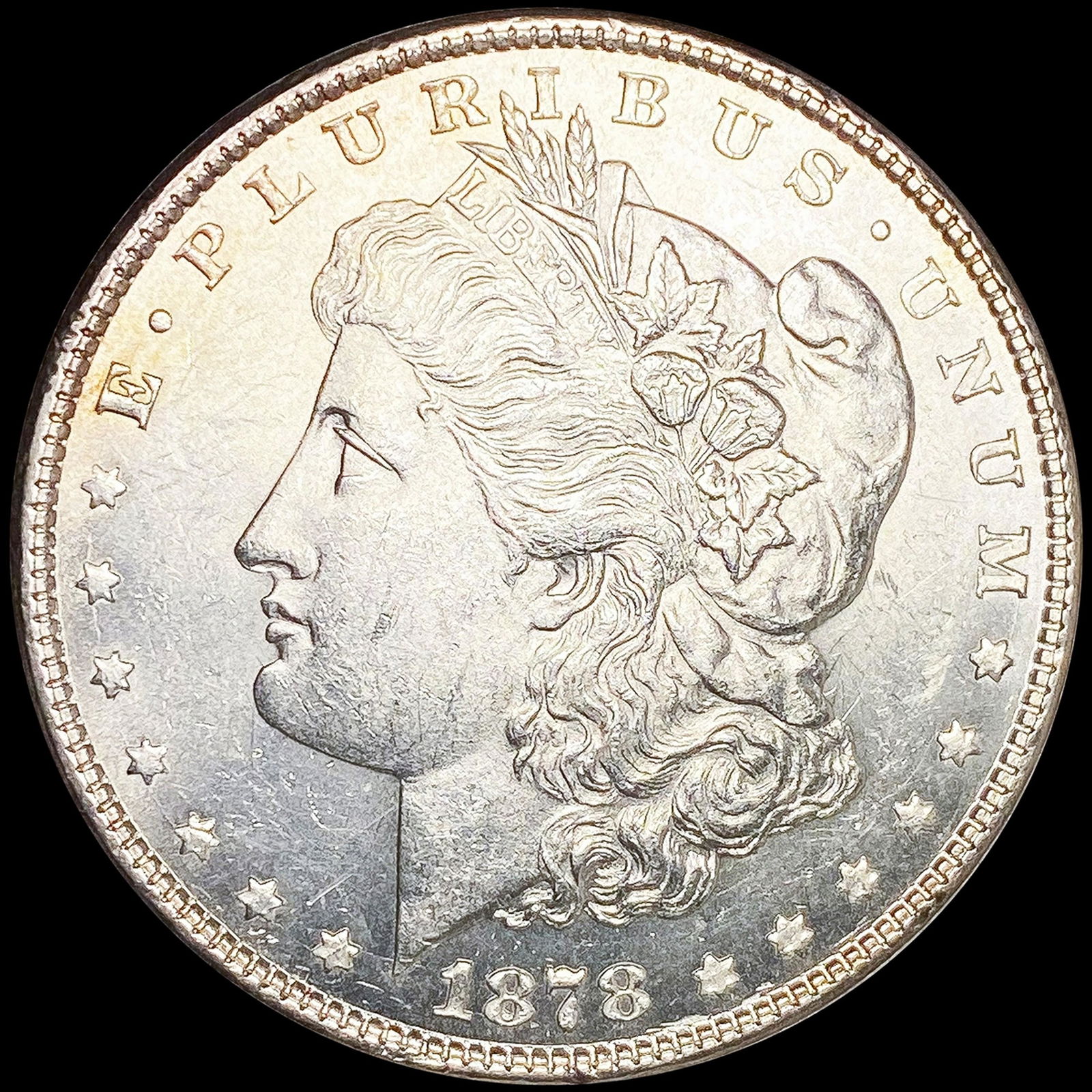 1878 7/8TF Rev 78 Morgan Silver Dollar UNC (1 of 2)