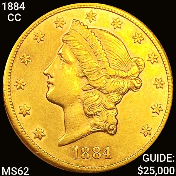 1884-CC $20 Gold Double Eagle UNCIRCULATED (1 of 2)