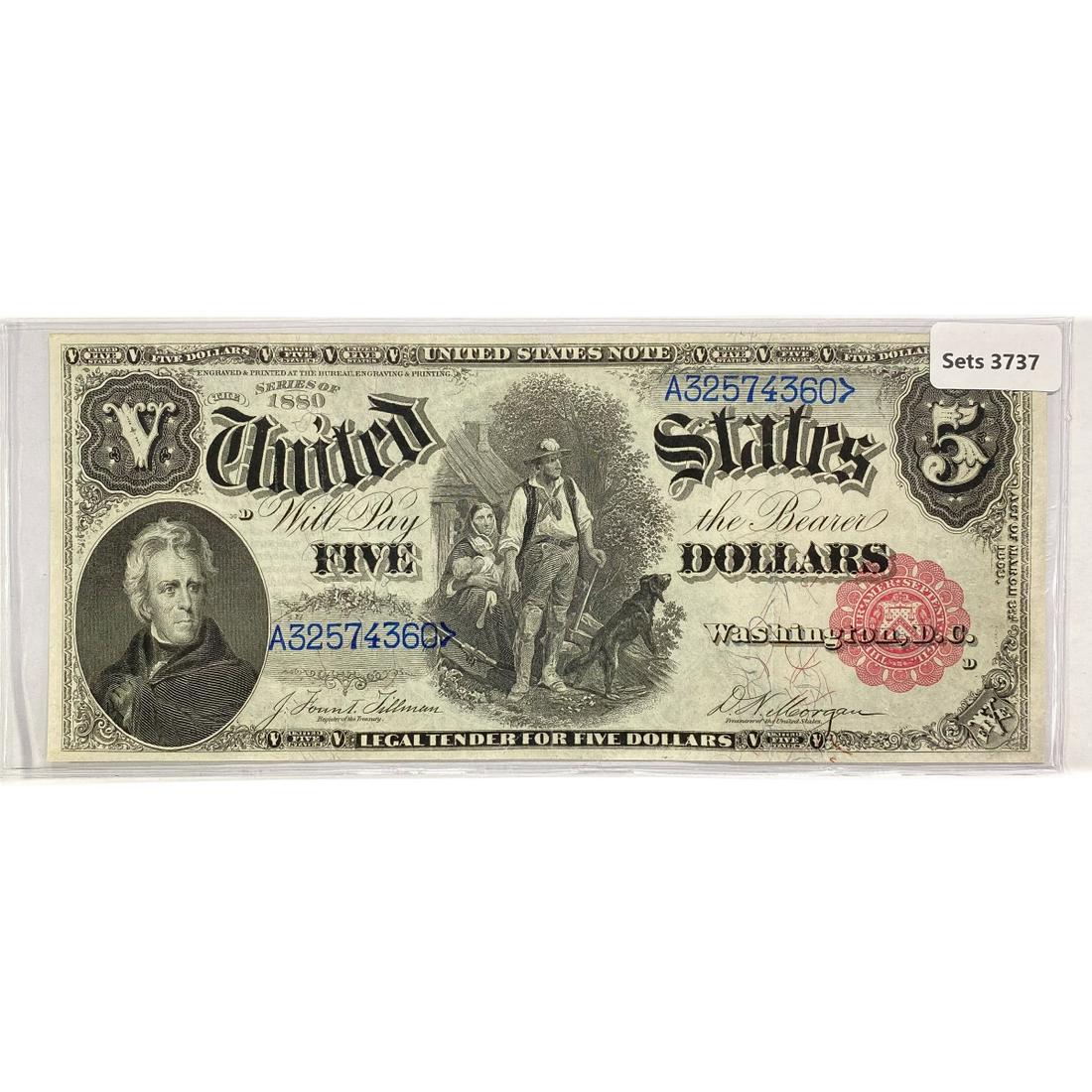 1880 LG $5 Legal Tender Note (1 of 2)