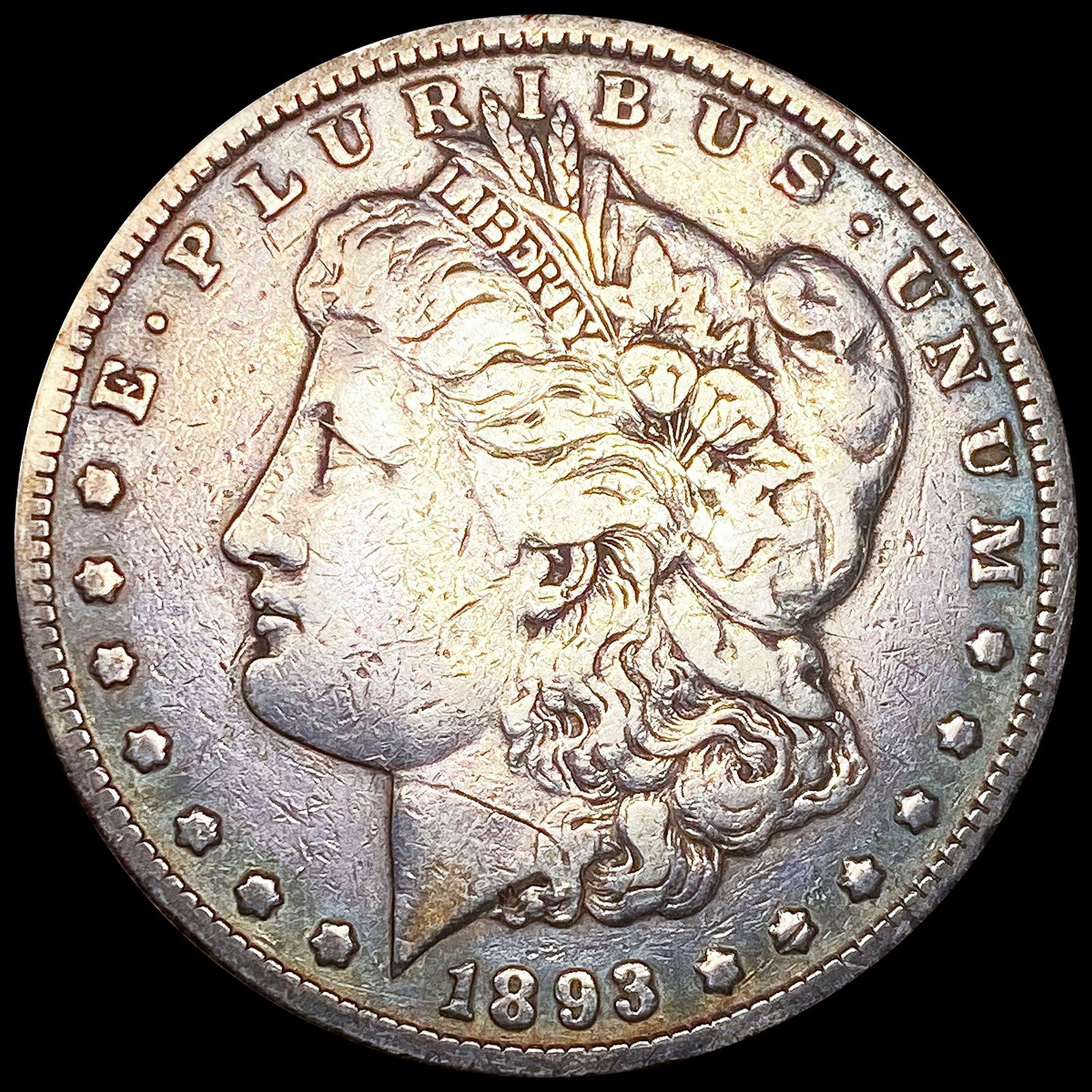 1893-CC Morgan Silver Dollar NICE CIRCULATED (1 of 2)
