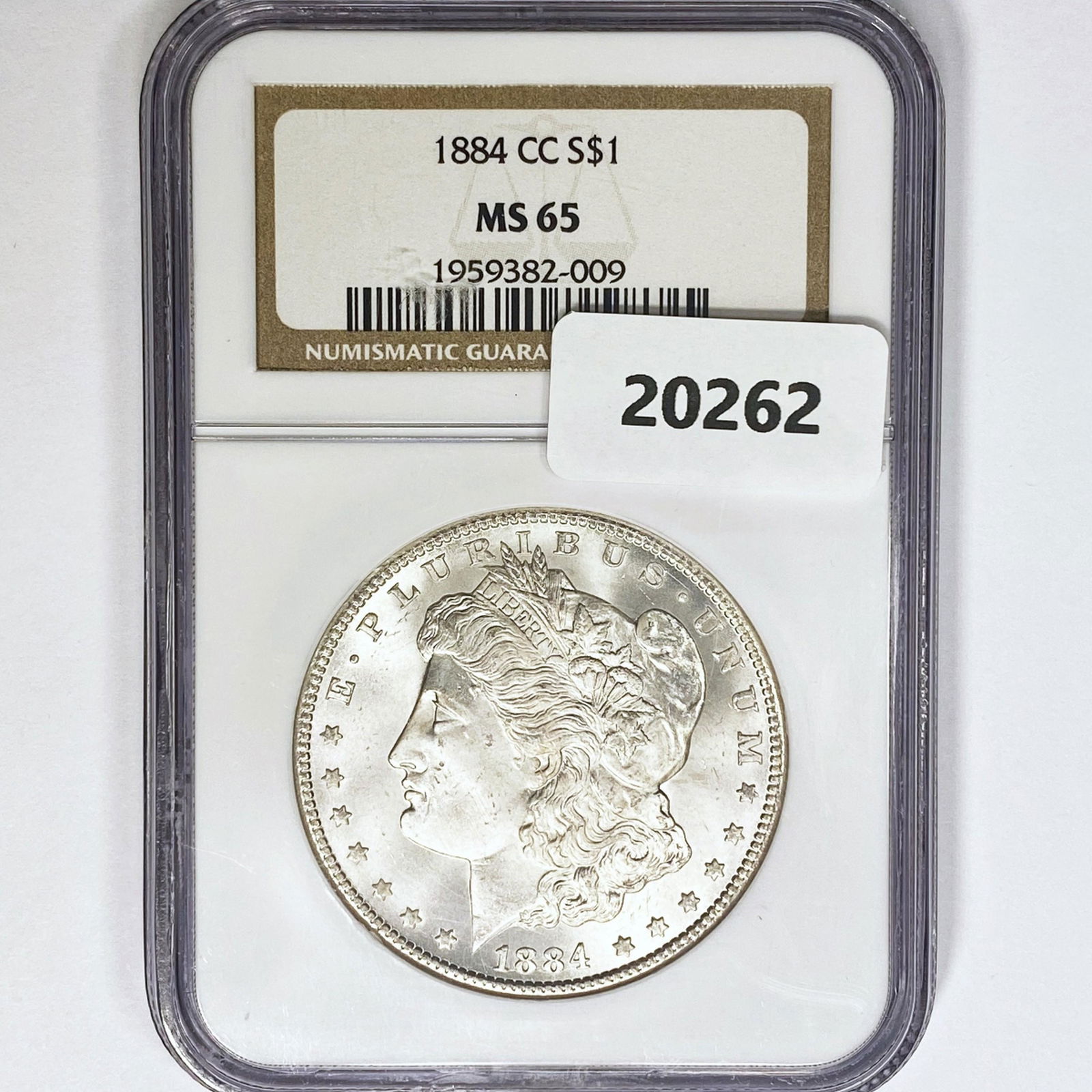 1884-CC Morgan Silver Dollar NGC MS65 (1 of 2)