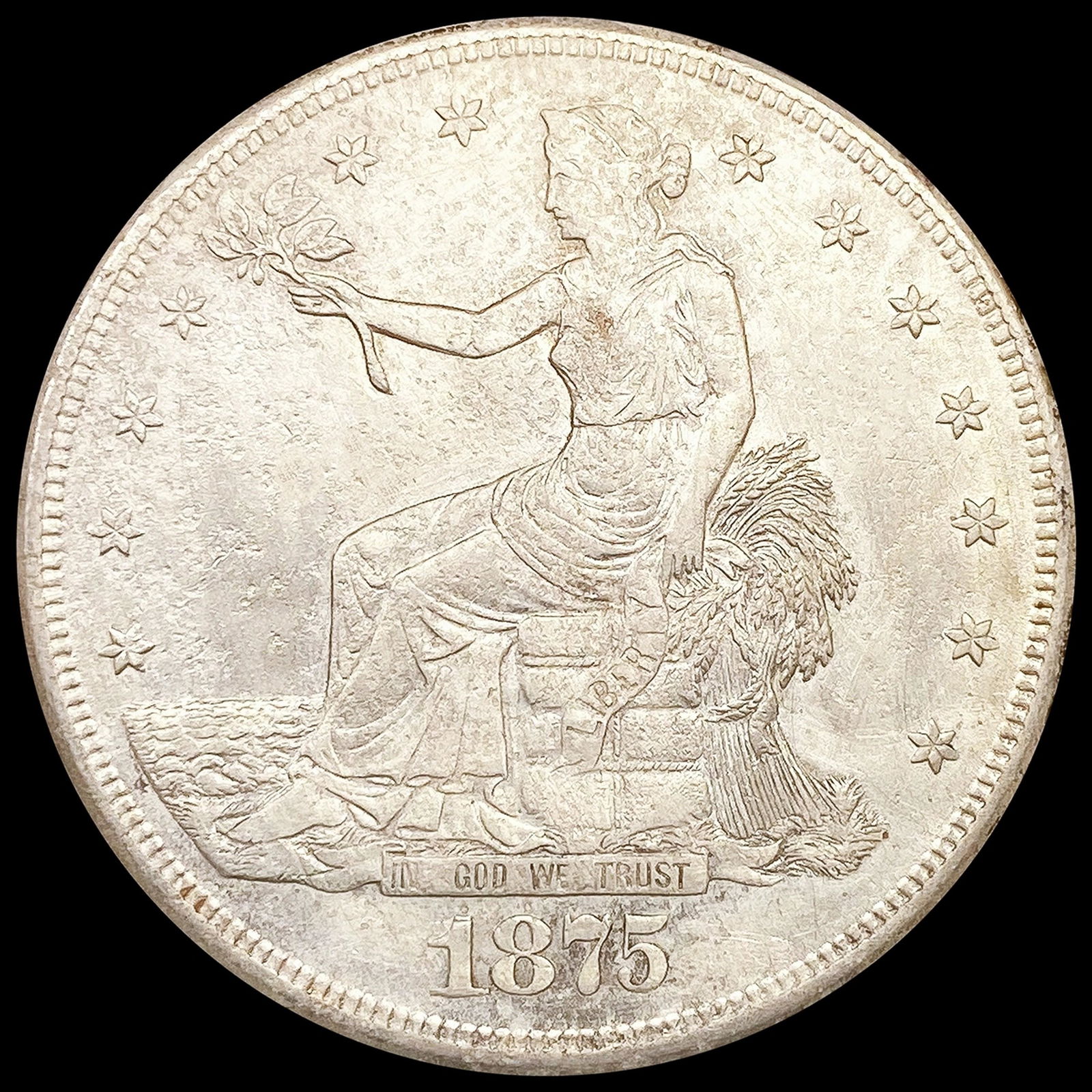 1875-S Silver Trade Dollar UNCIRCULATED (1 of 2)