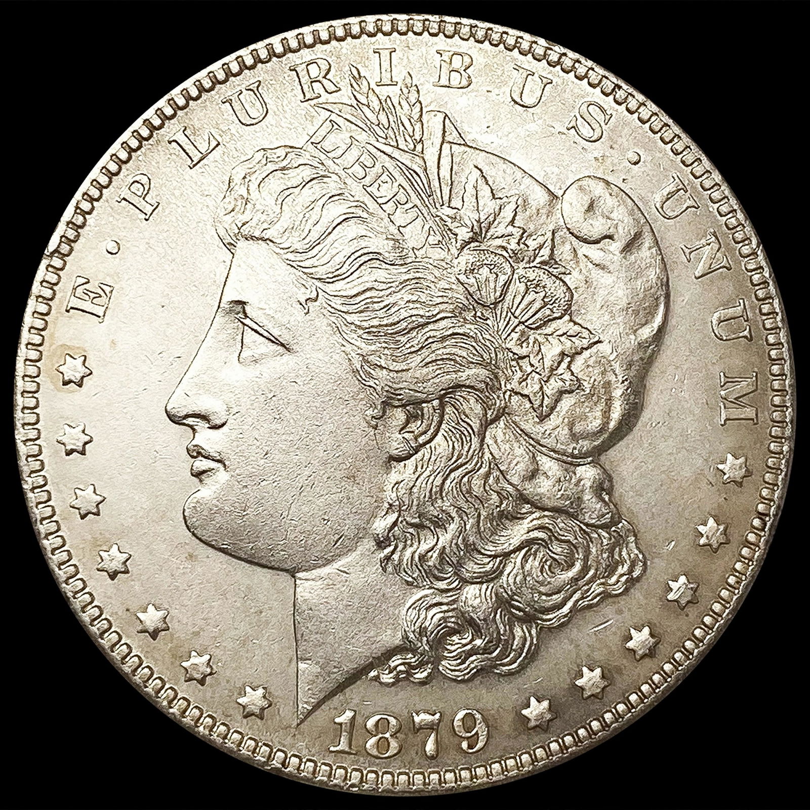 1879-S 7TF Rev 78 Morgan Silver Dollar UNC (1 of 2)