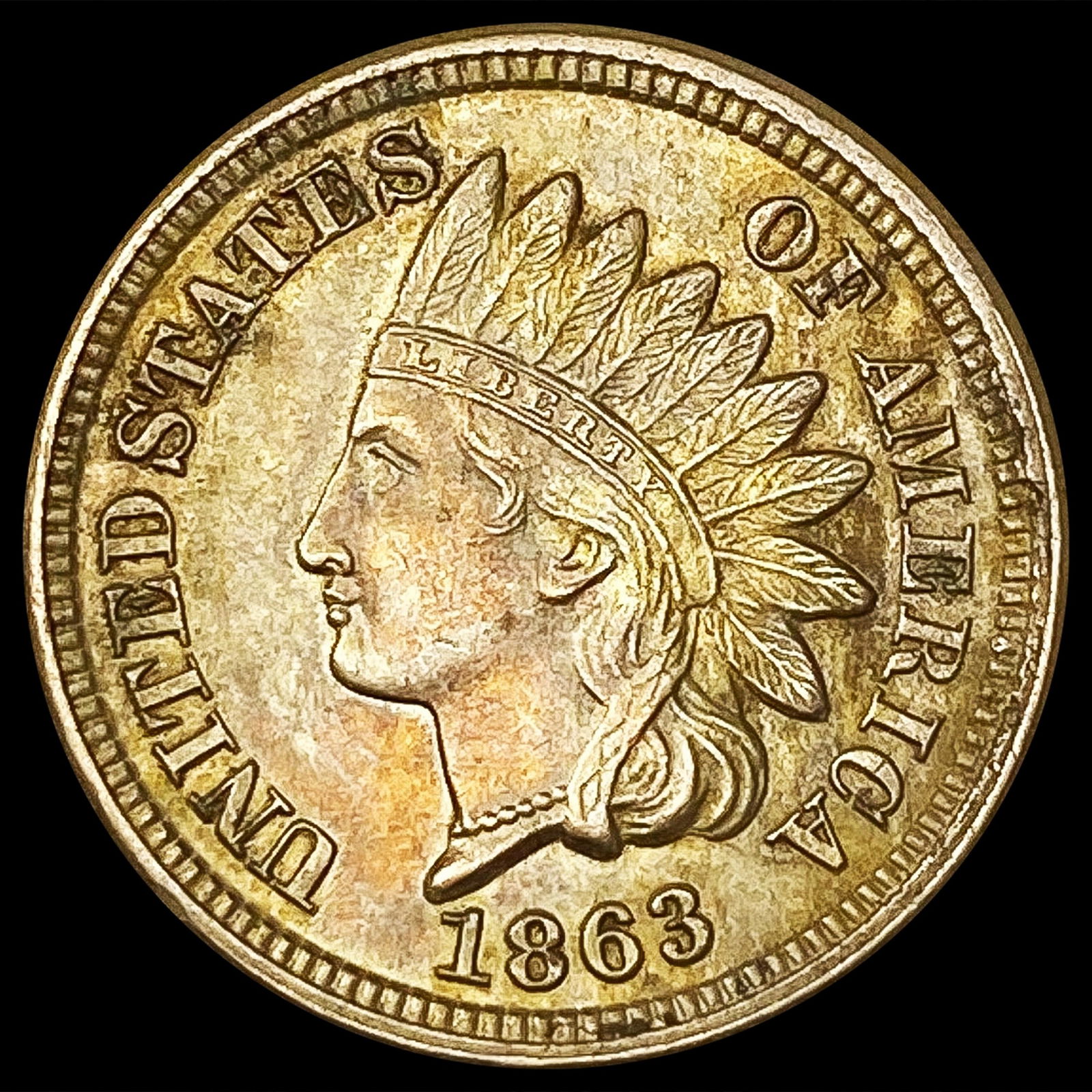 1863 Indian Head Cent UNCIRCULATED (1 of 2)