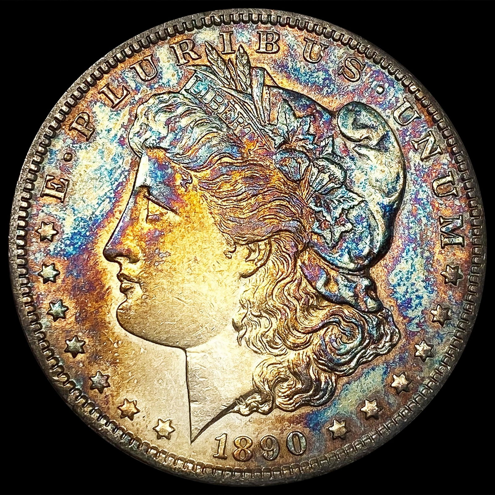 1890-CC Morgan Silver Dollar UNCIRCULATED (1 of 2)
