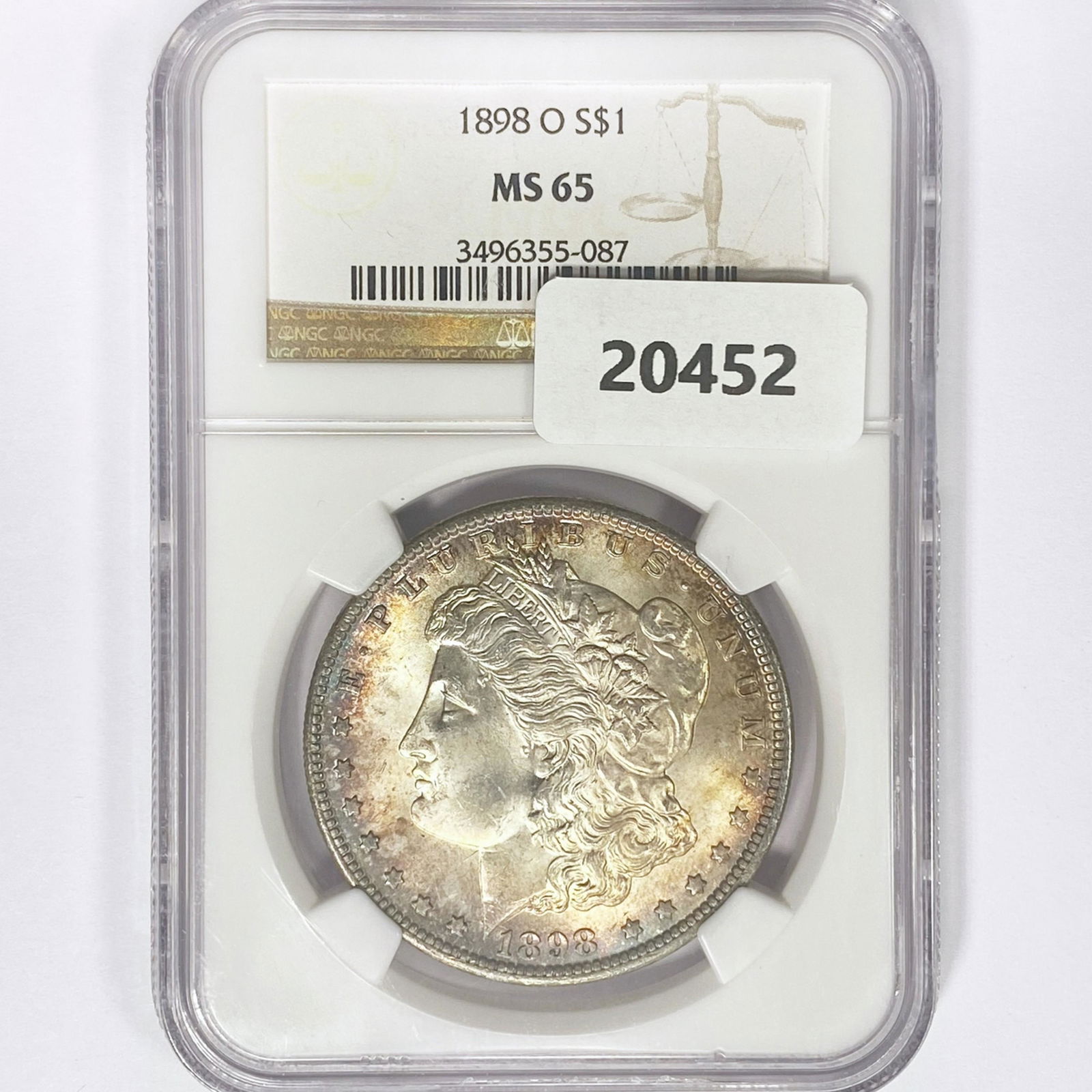 1898-O Morgan Silver Dollar NGC MS65 (1 of 2)