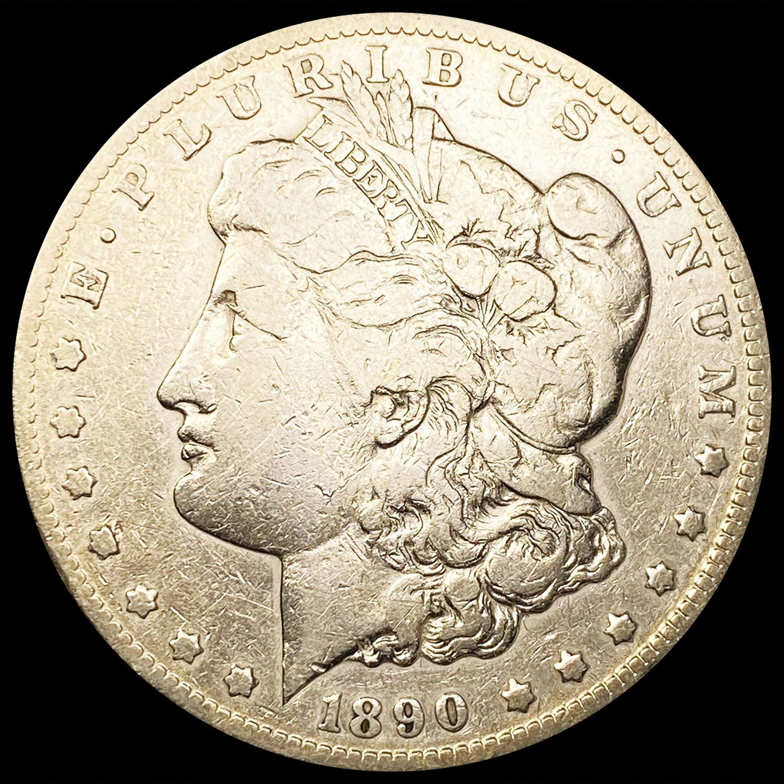 1890-CC Morgan Silver Dollar NICE CIRCULATED (1 of 2)