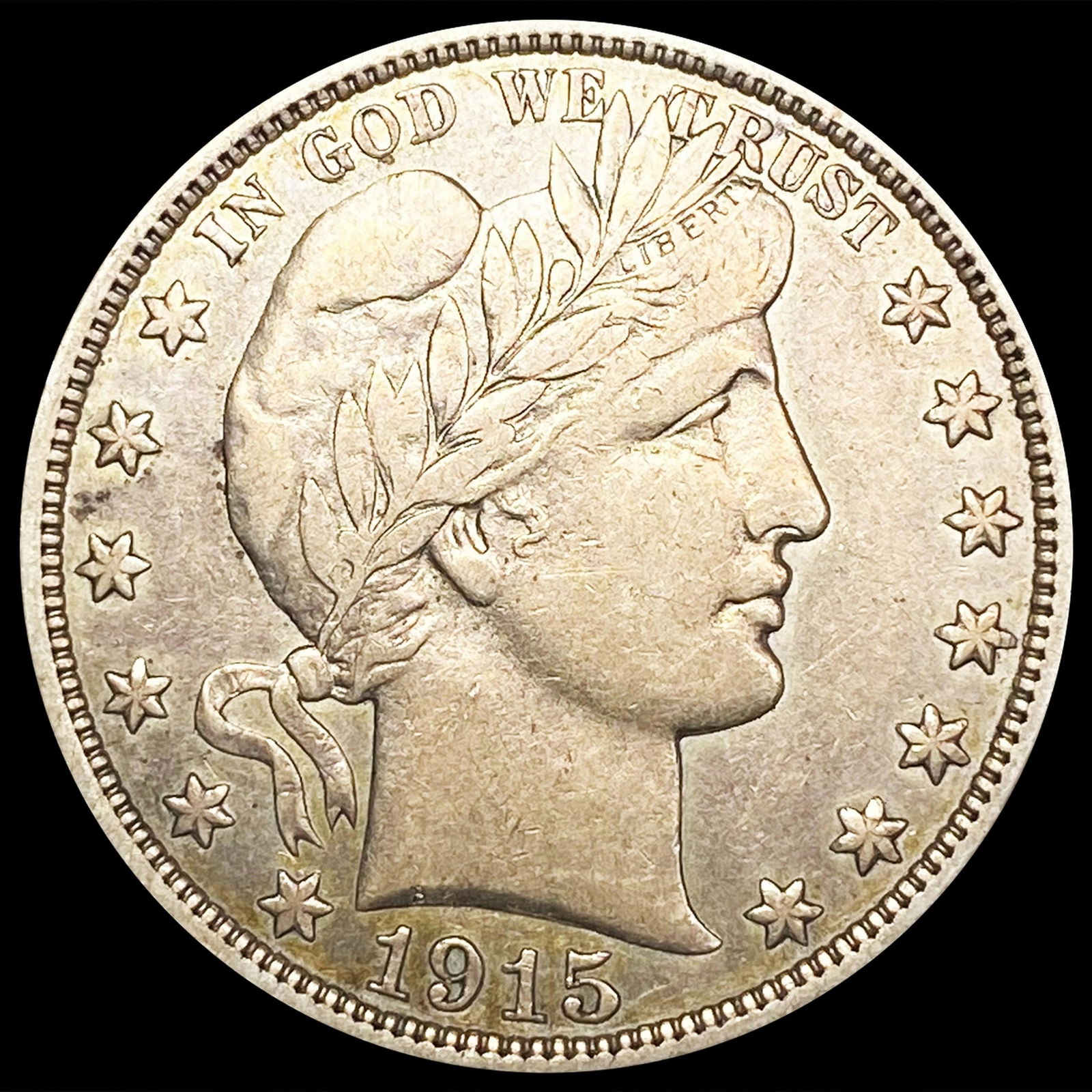1915-D Barber Half Dollar ABOUT UNCIRCULATED (1 of 2)