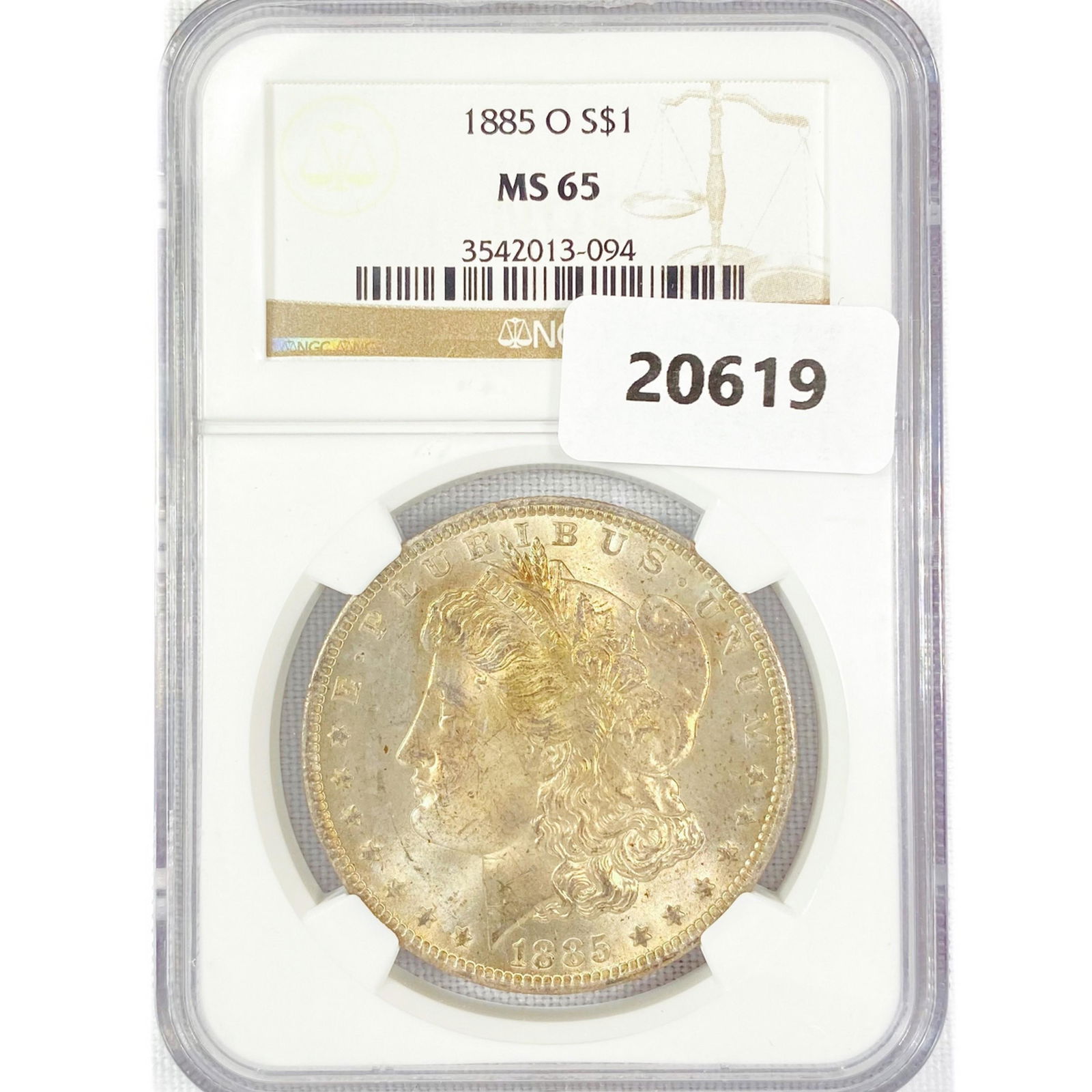 1885-O Morgan Silver Dollar NGC MS65 (1 of 2)