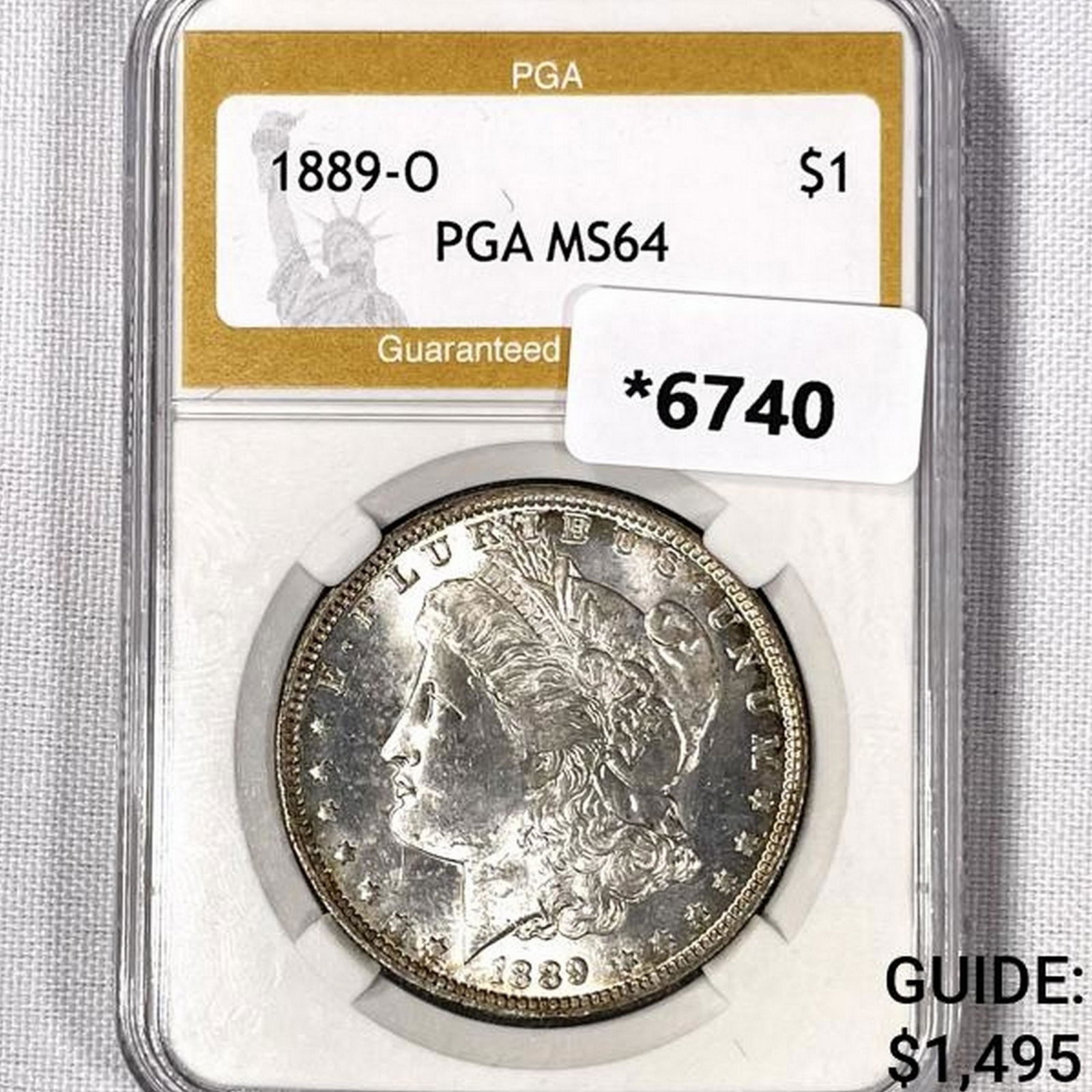1889-O Morgan Silver Dollar PGA MS64 (1 of 2)
