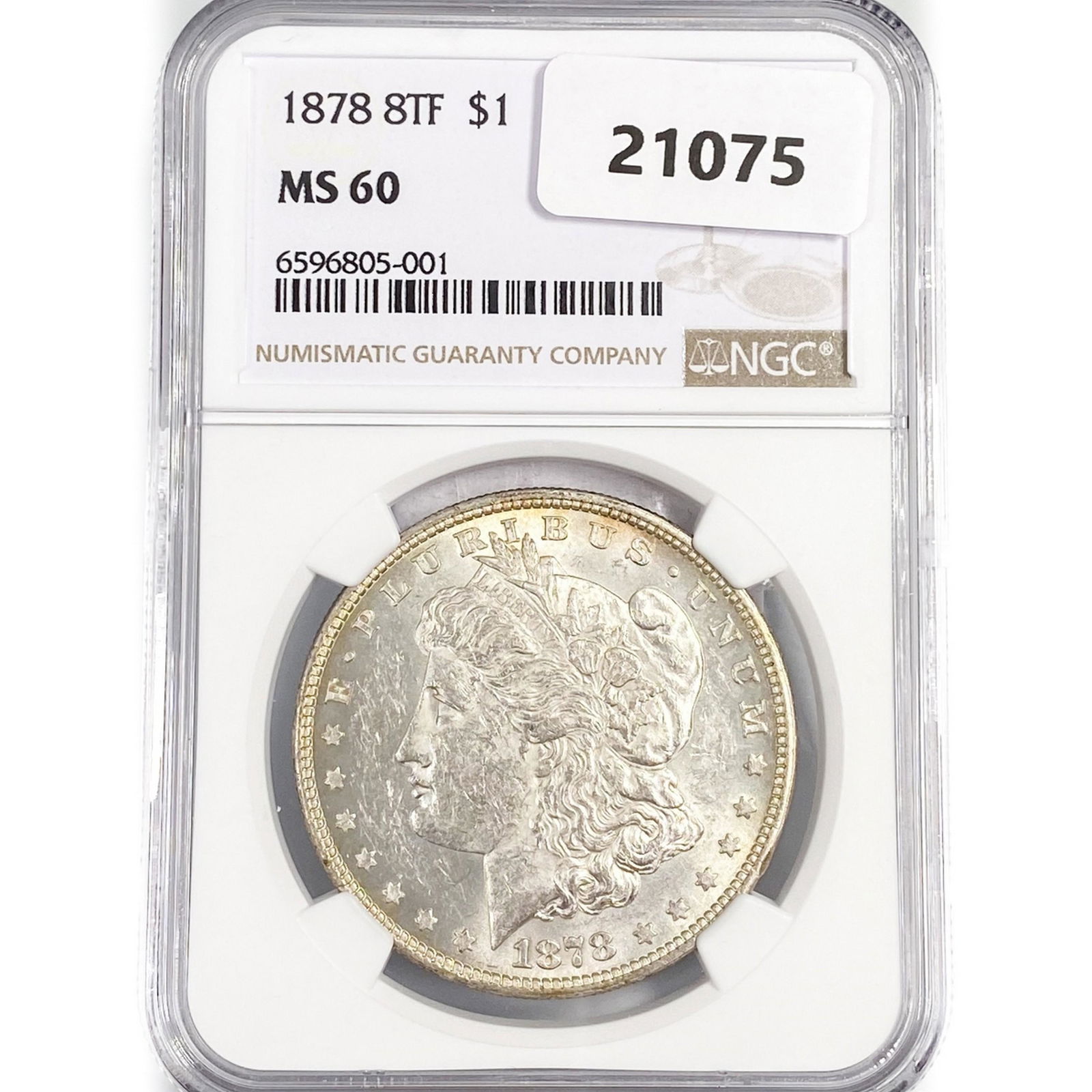 1878 8TF Morgan Silver Dollar NGC MS60 (1 of 2)
