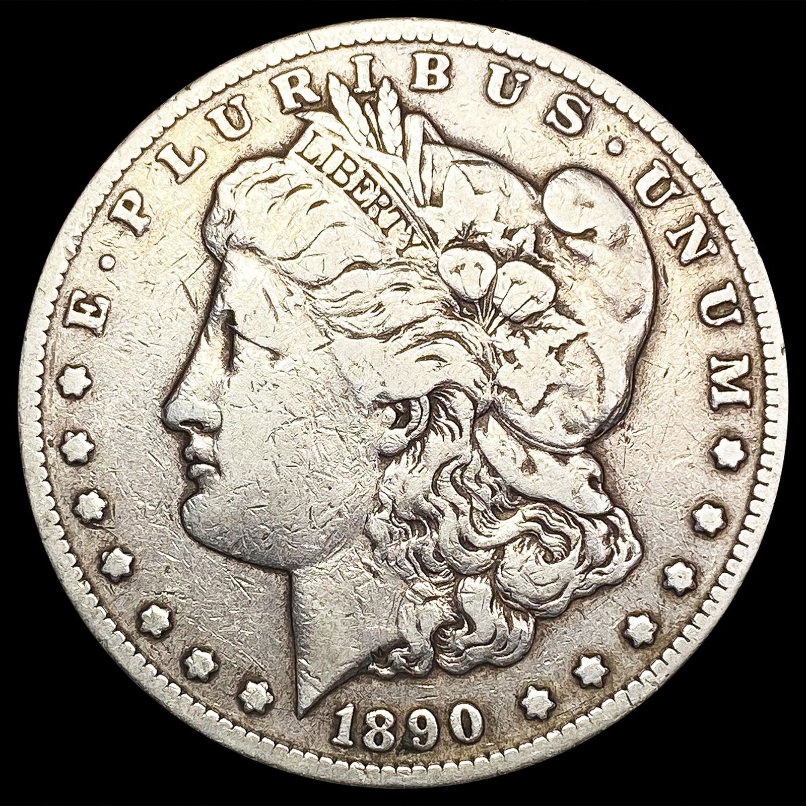 1890-CC Morgan Silver Dollar LIGHTLY CIRCULATED (1 of 2)