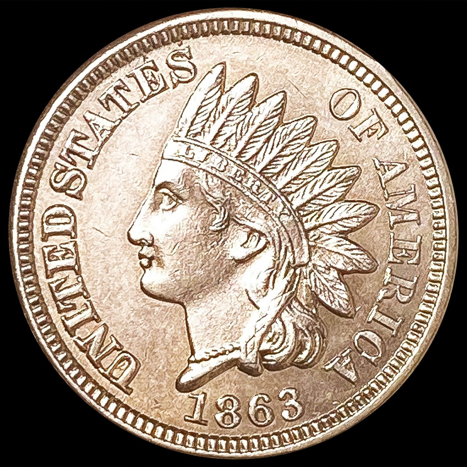 1863 Indian Head Cent UNCIRCULATED (1 of 2)