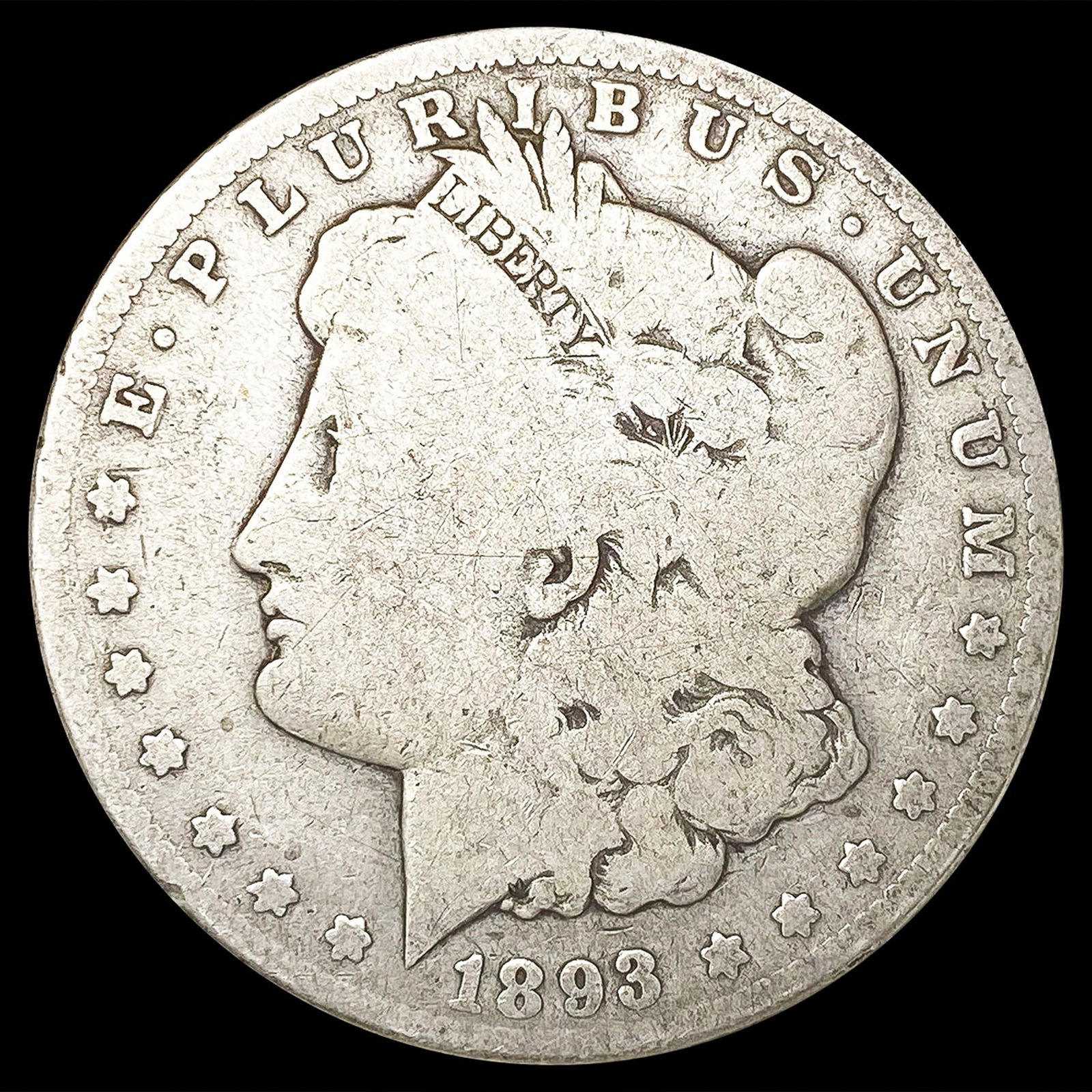 1893-O Morgan Silver Dollar NICELY CIRCULATED (1 of 2)