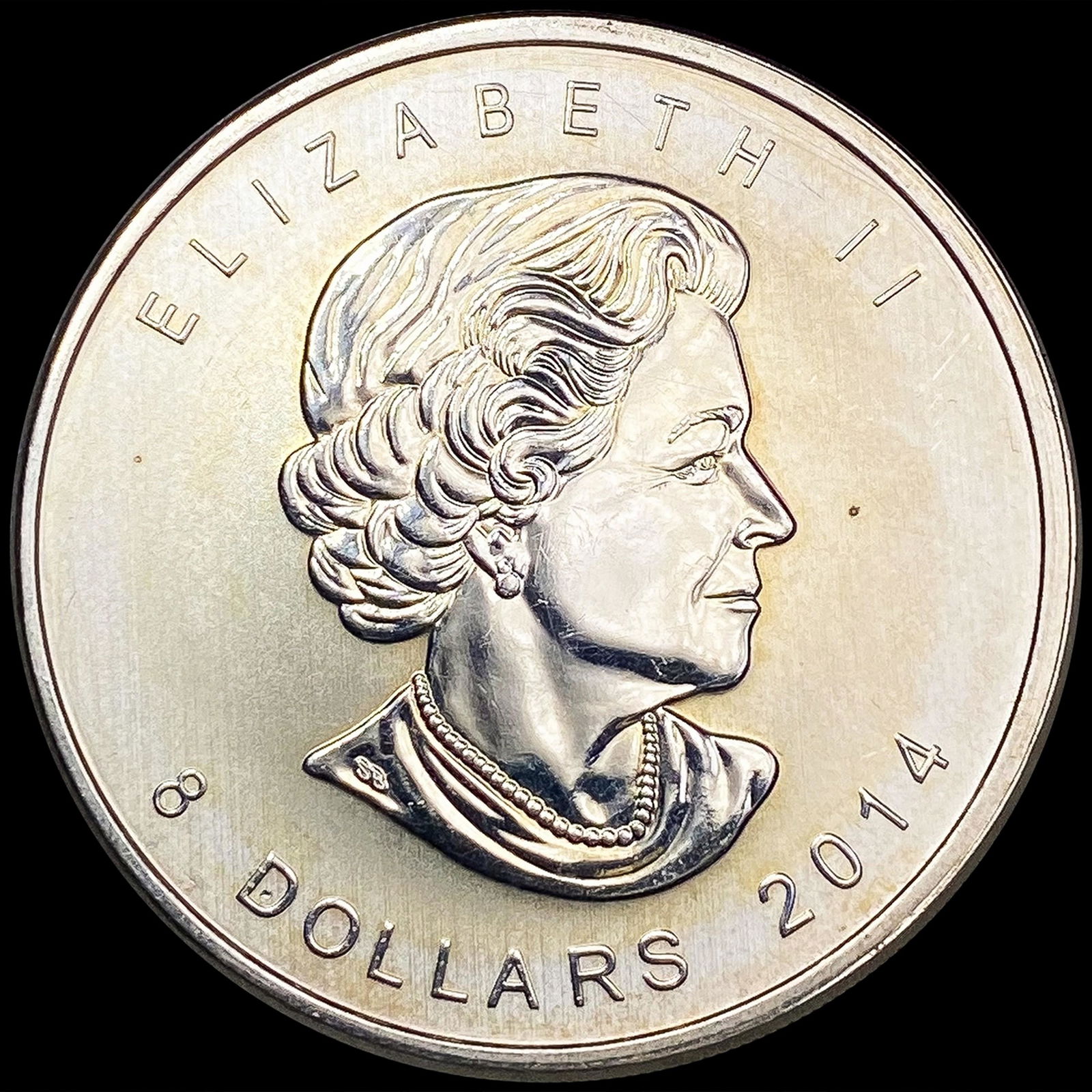 2014 Canada 1 1/2oz Silver $8 GEM BU (1 of 2)