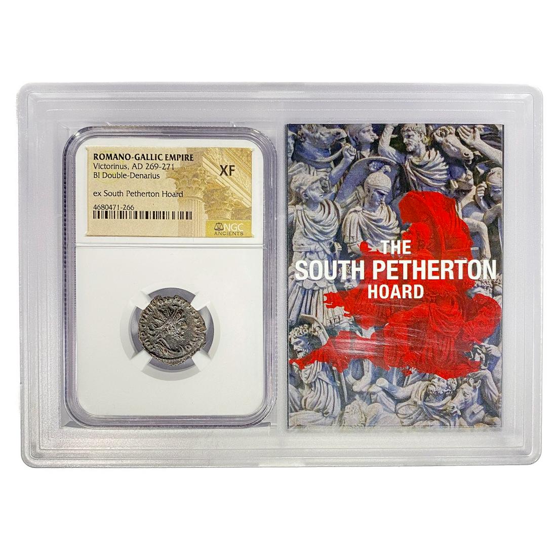 269-271 AD Roman-Gallic Double-Denarius NGC XF (1 of 2)