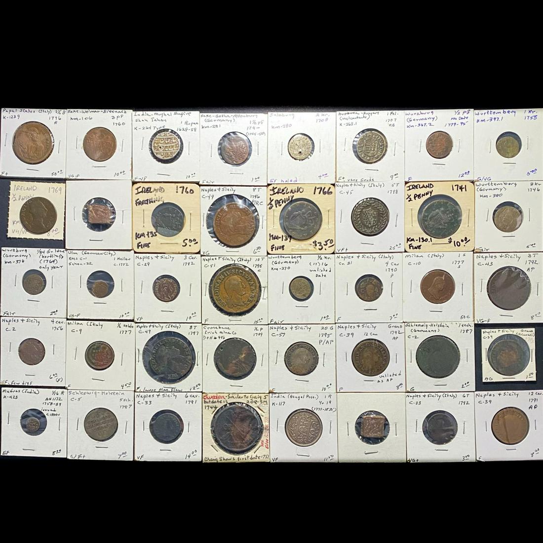 (40) Misc Foreign Coinage w/ Silver (1 of 2)