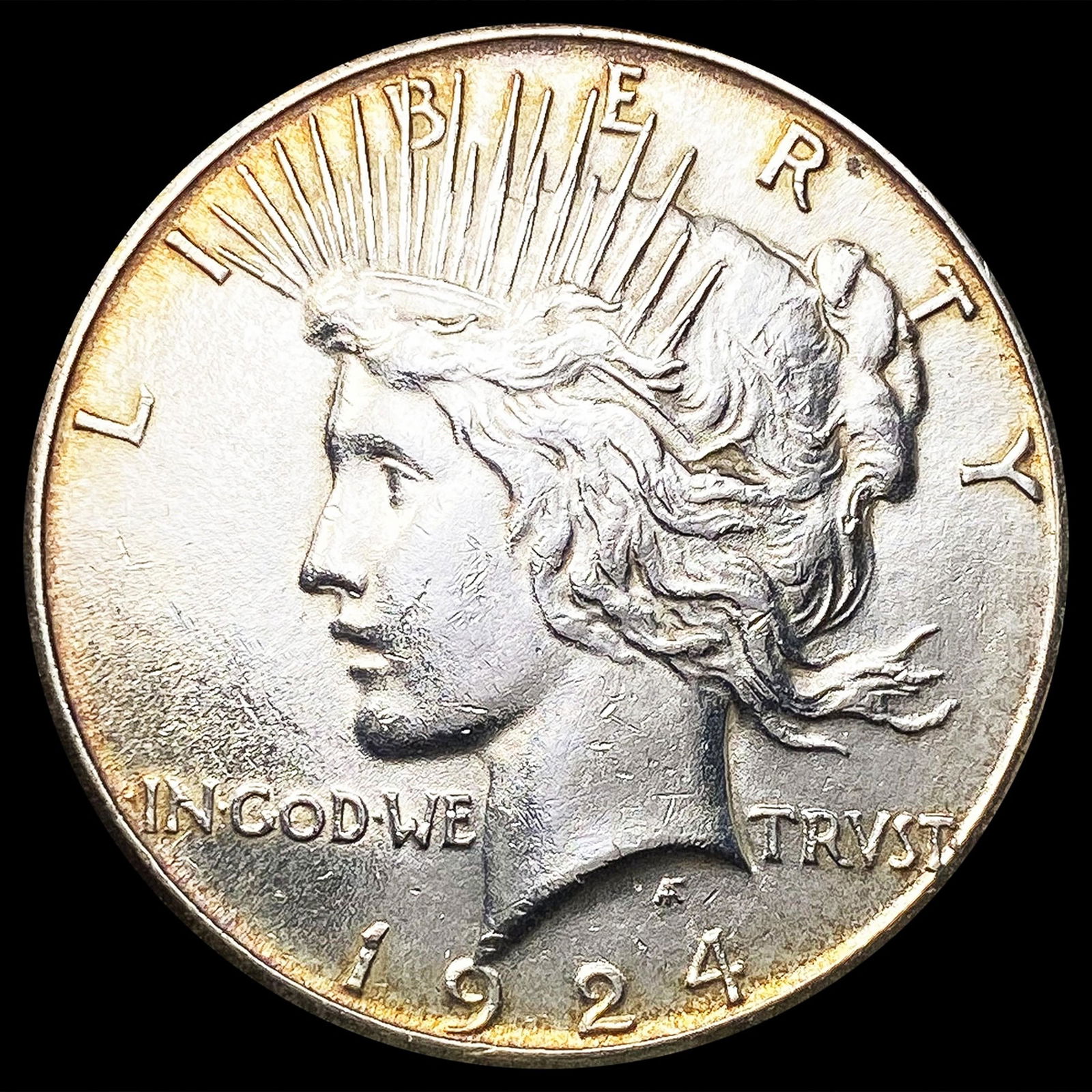 1924-S Silver Peace Dollar CLOSELY UNCIRCULATED (1 of 2)