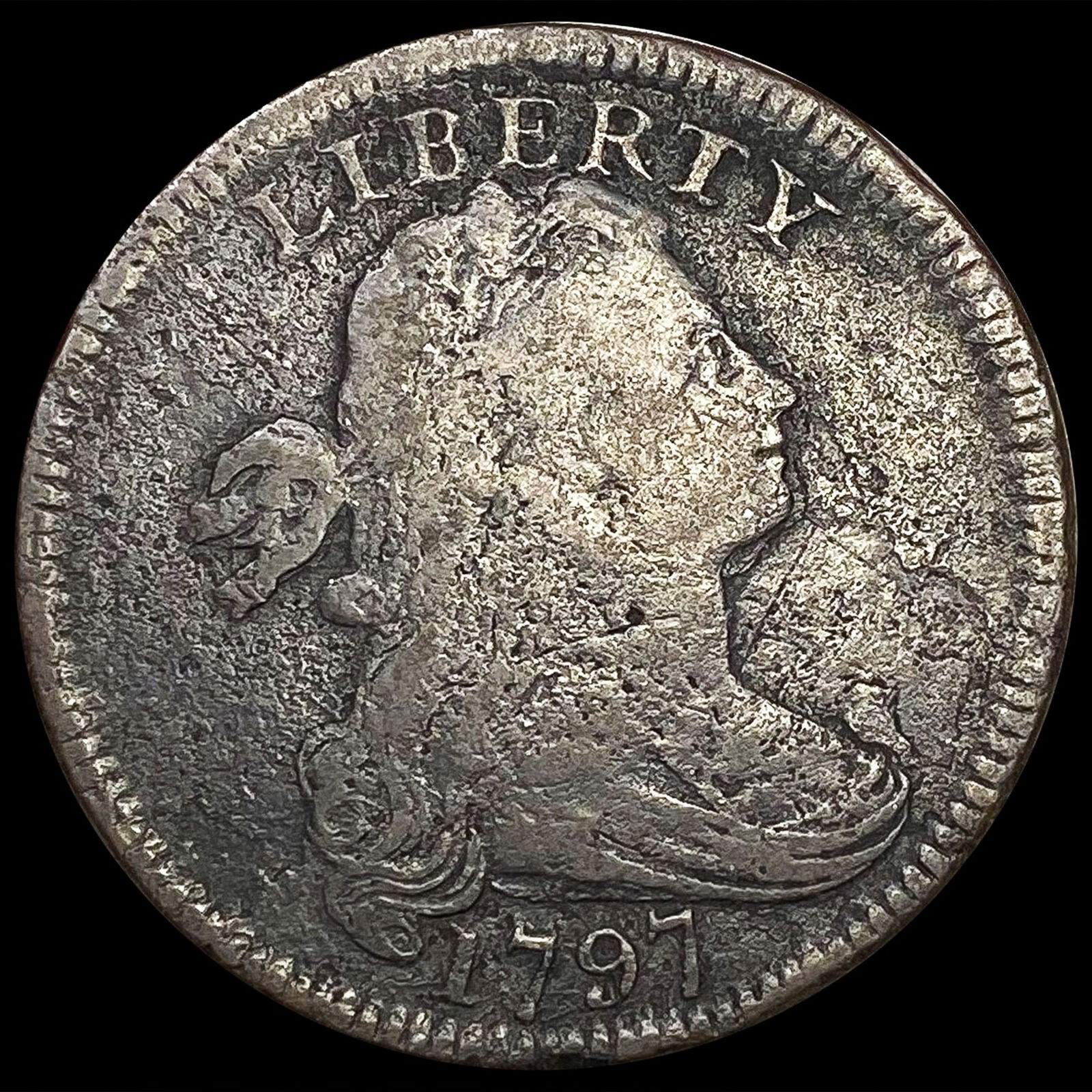 1797 Large Cent NICELY CIRCULATED (1 of 2)