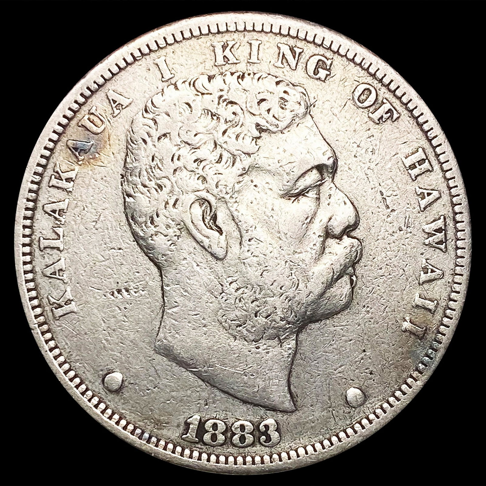 1883 Kingdom of Hawaii Dollar NICELY CIRCULATED (1 of 2)